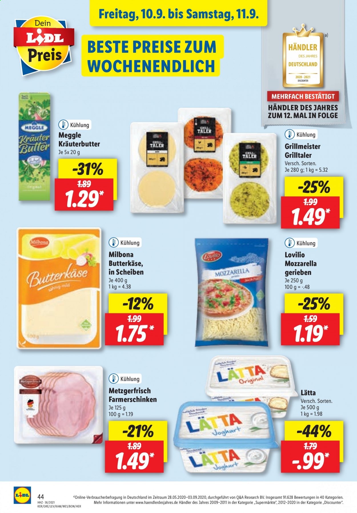 Lidl Prospekte  - 6.09.2021 - 11.09.2021. Seite 44