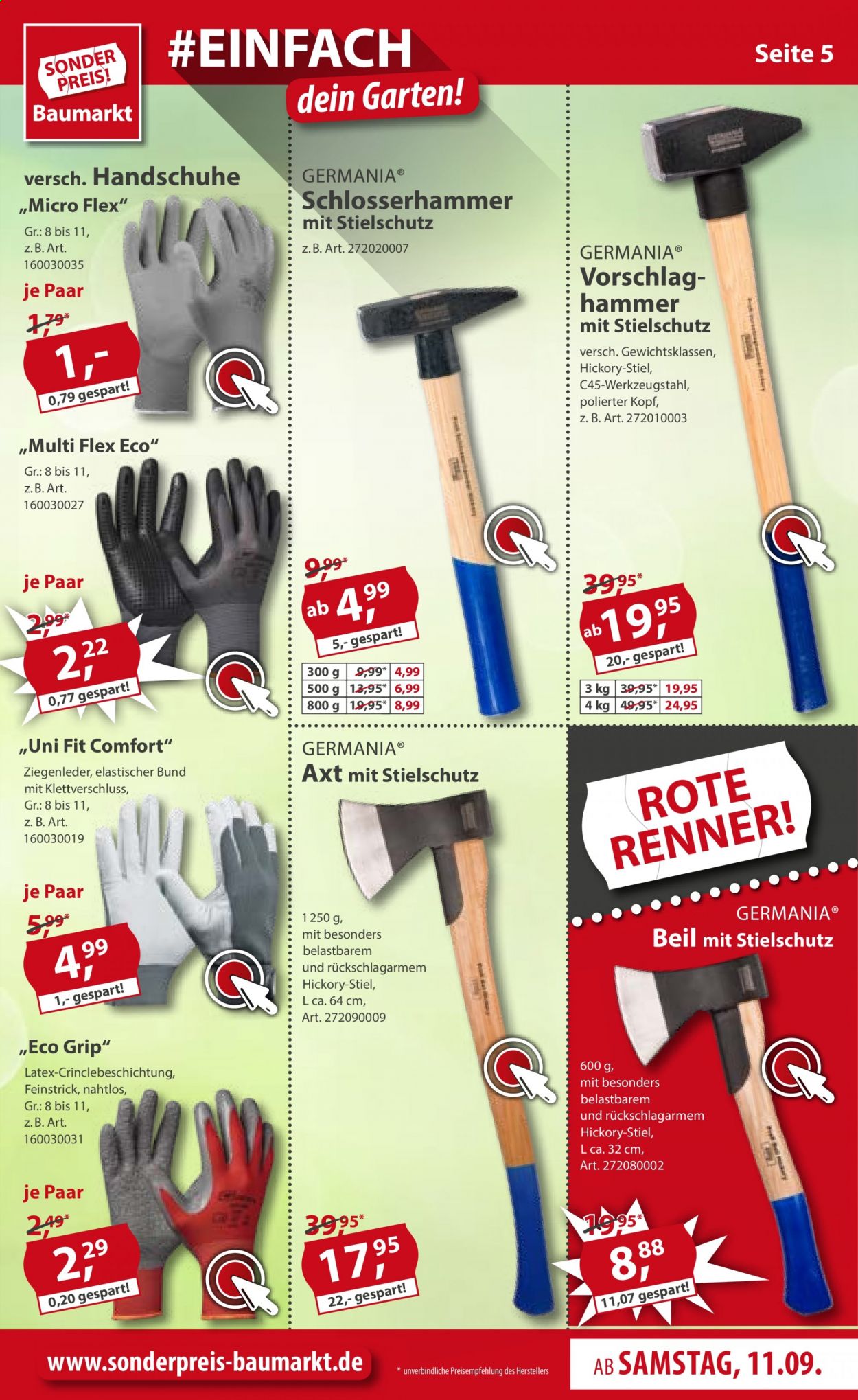 Sonderpreis-Baumarkt Prospekte  - 11.09.2021 - 17.09.2021. Seite 5
