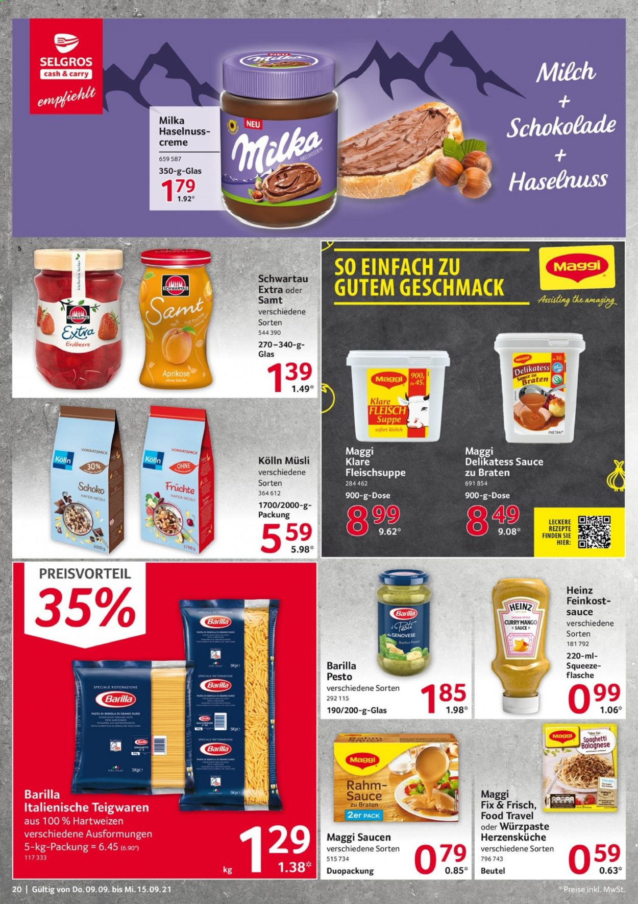 Selgros Prospekte  - 9.09.2021 - 15.09.2021. Seite 20