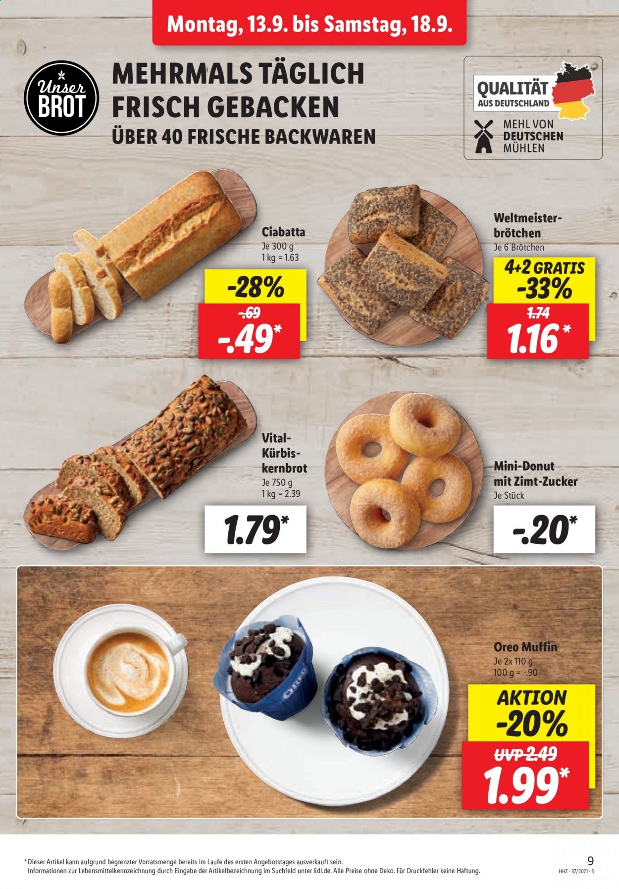 Lidl Prospekte  - 13.09.2021 - 13.09.2021. Seite 9