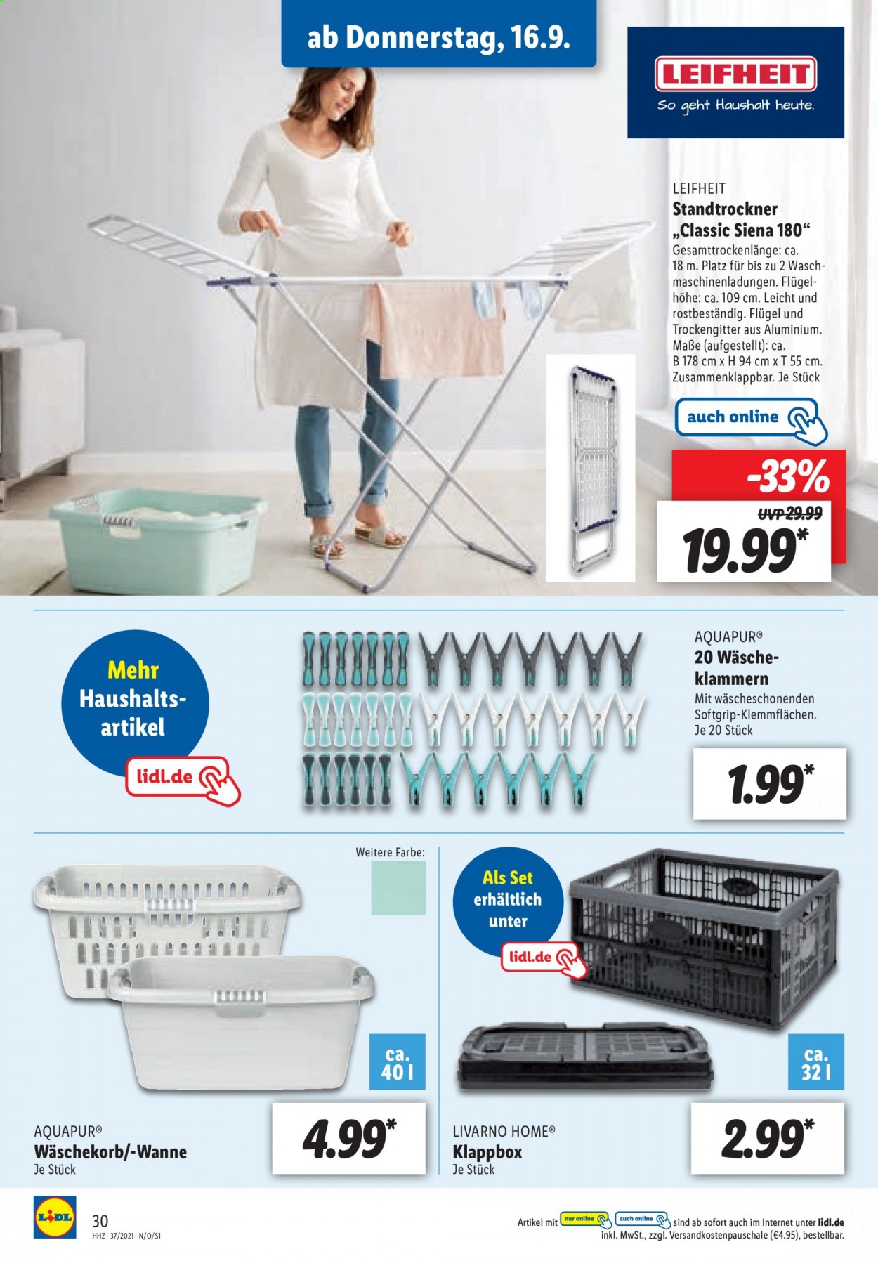 Lidl Prospekte  - 13.09.2021 - 13.09.2021. Seite 30