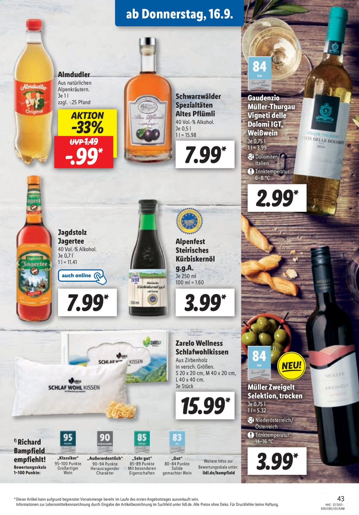 Lidl Prospekte  - 13.09.2021 - 13.09.2021. Seite 43