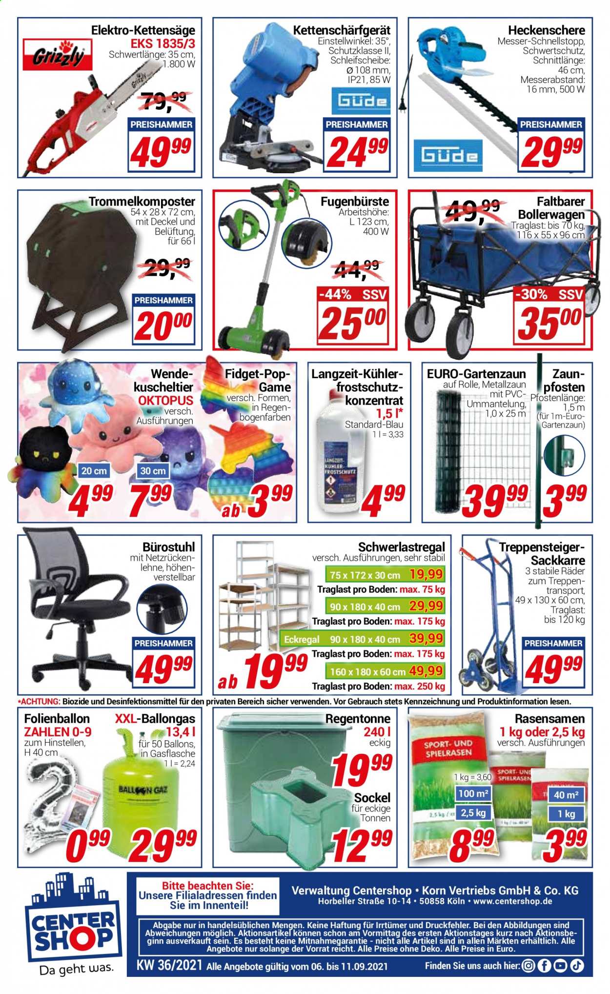 CENTERSHOP Prospekte  - 6.09.2021 - 11.09.2021. Seite 12