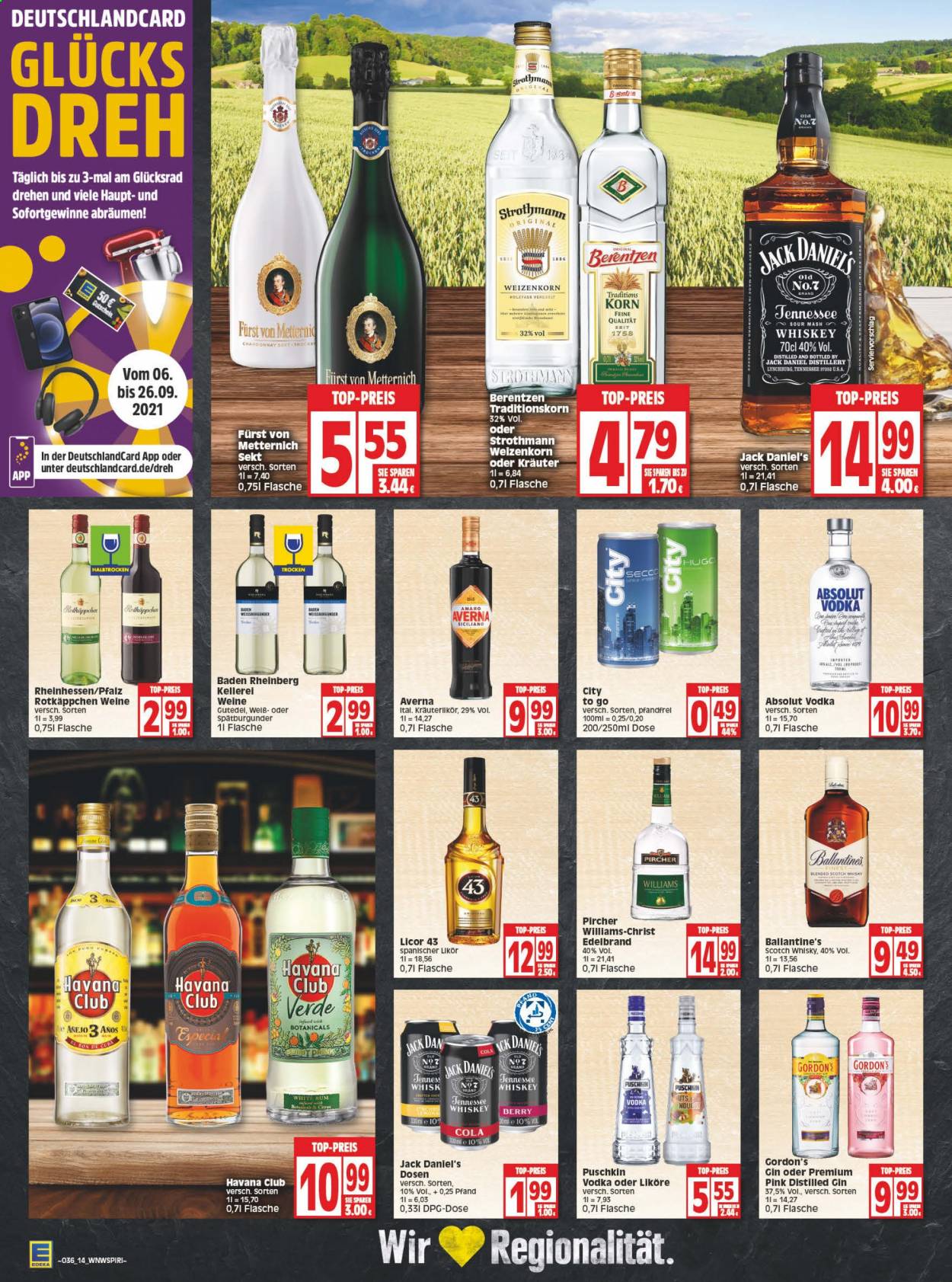 Edeka Prospekte  - 6.09.2021 - 11.09.2021. Seite 14