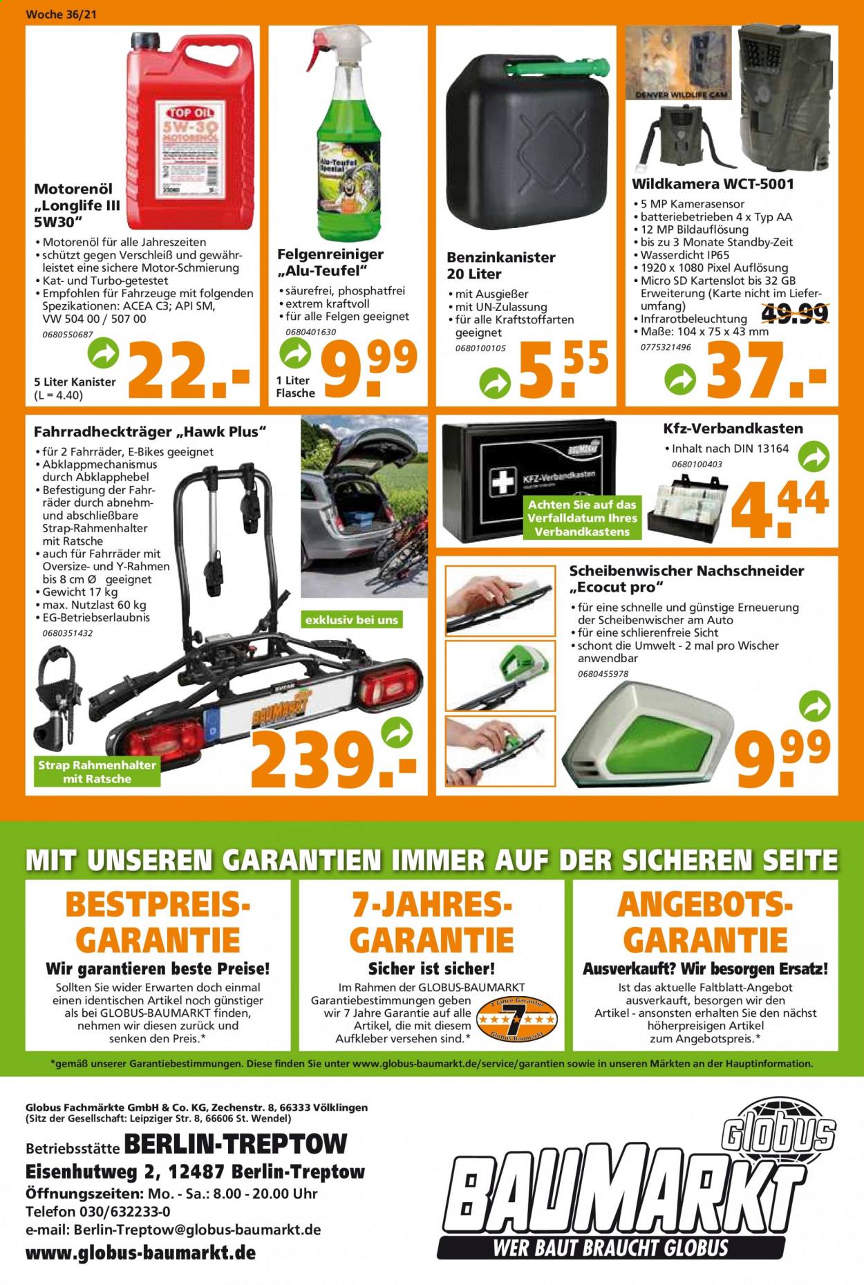 Globus Baumarkt Prospekte  - 6.09.2021 - 11.09.2021. Seite 14
