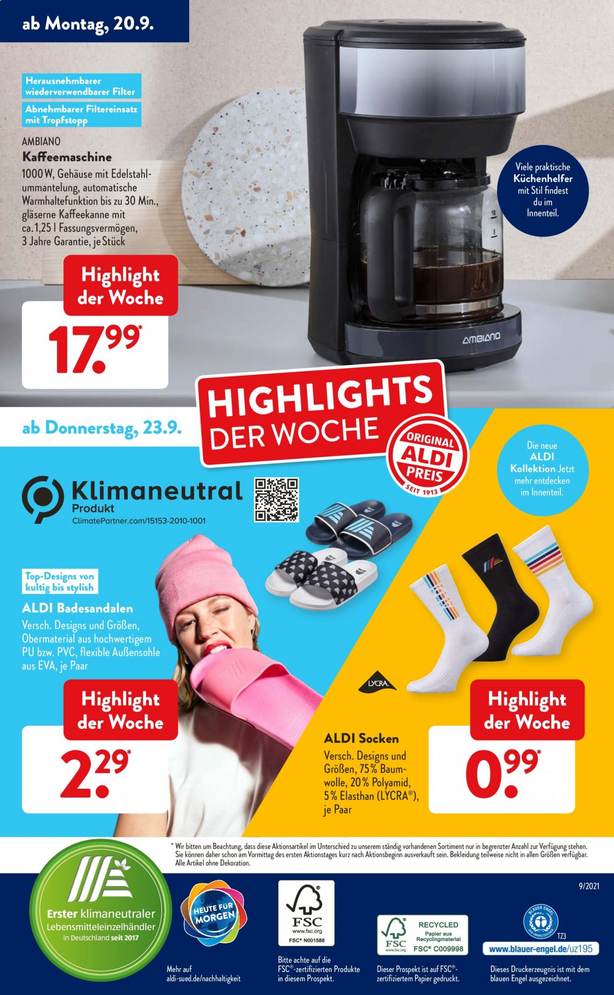 ALDI SÜD Prospekte  - 20.09.2021 - 25.09.2021. Seite 36