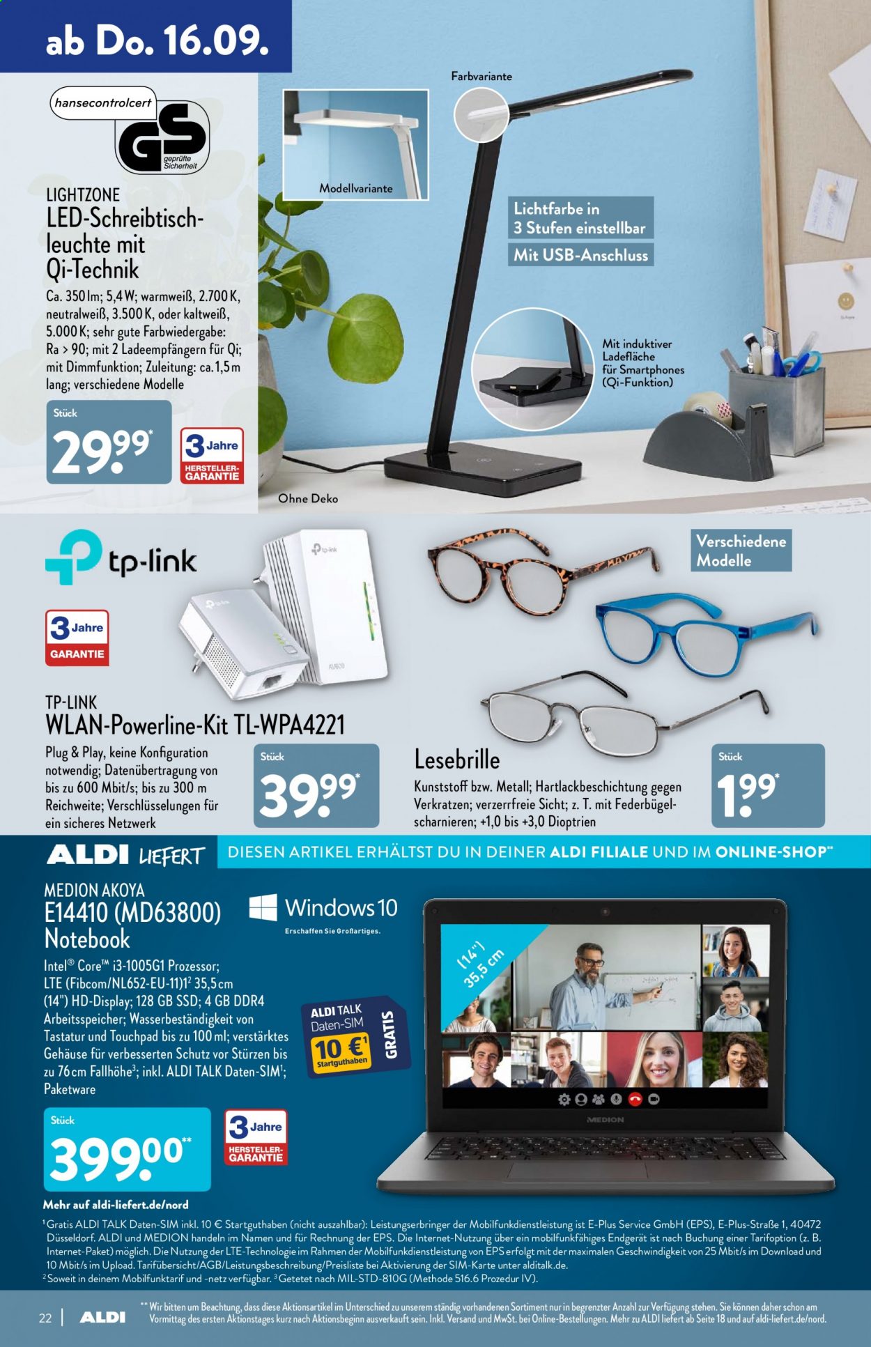 ALDI Nord Prospekte  - 13.09.2021 - 18.09.2021. Seite 22