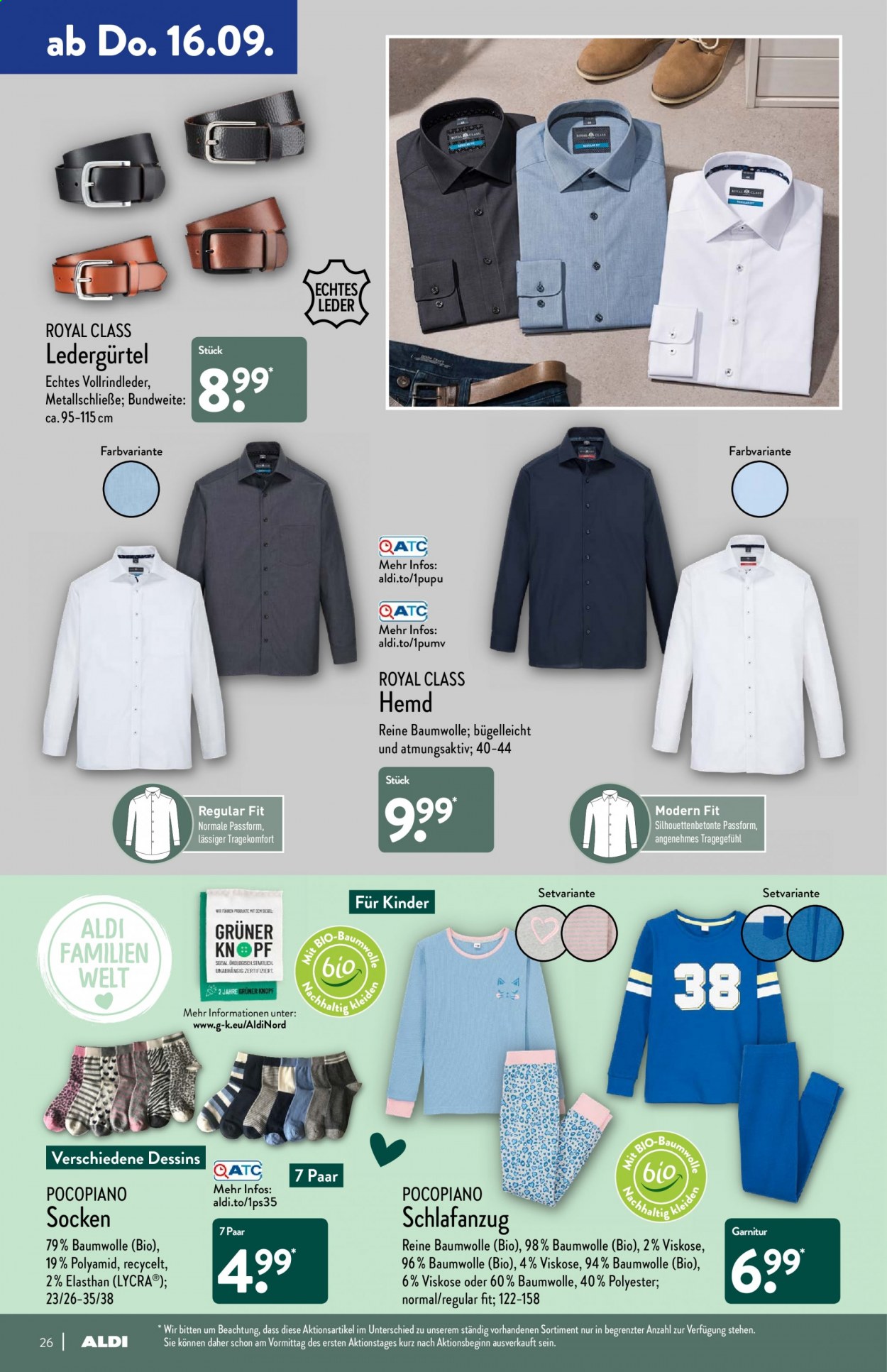 ALDI Nord Prospekte  - 13.09.2021 - 18.09.2021. Seite 26