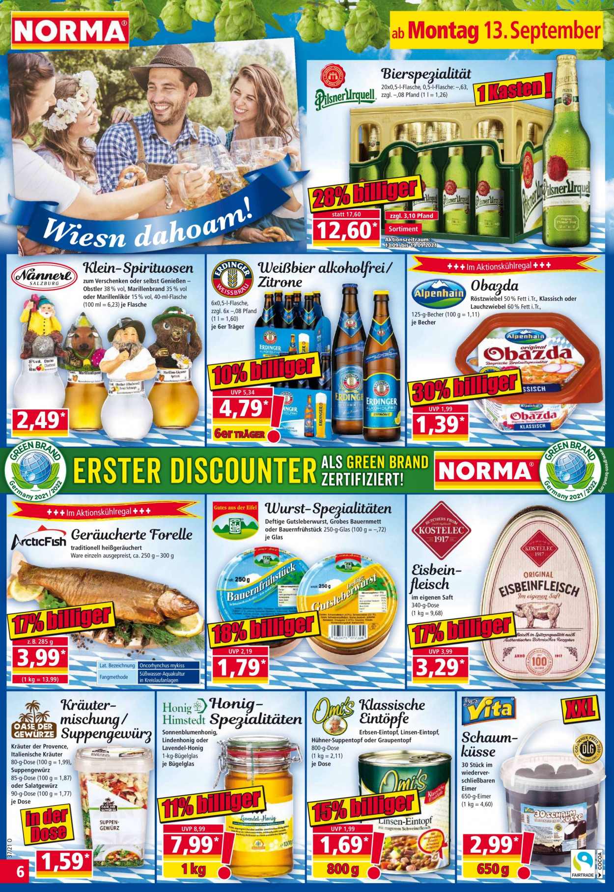 Norma Prospekte  - 13.09.2021 - 19.09.2021. Seite 6