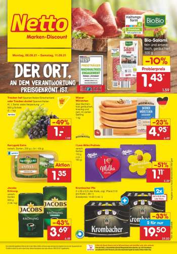 Prospekte Netto Marken-Discount - 6.9.2021 - 11.9.2021.