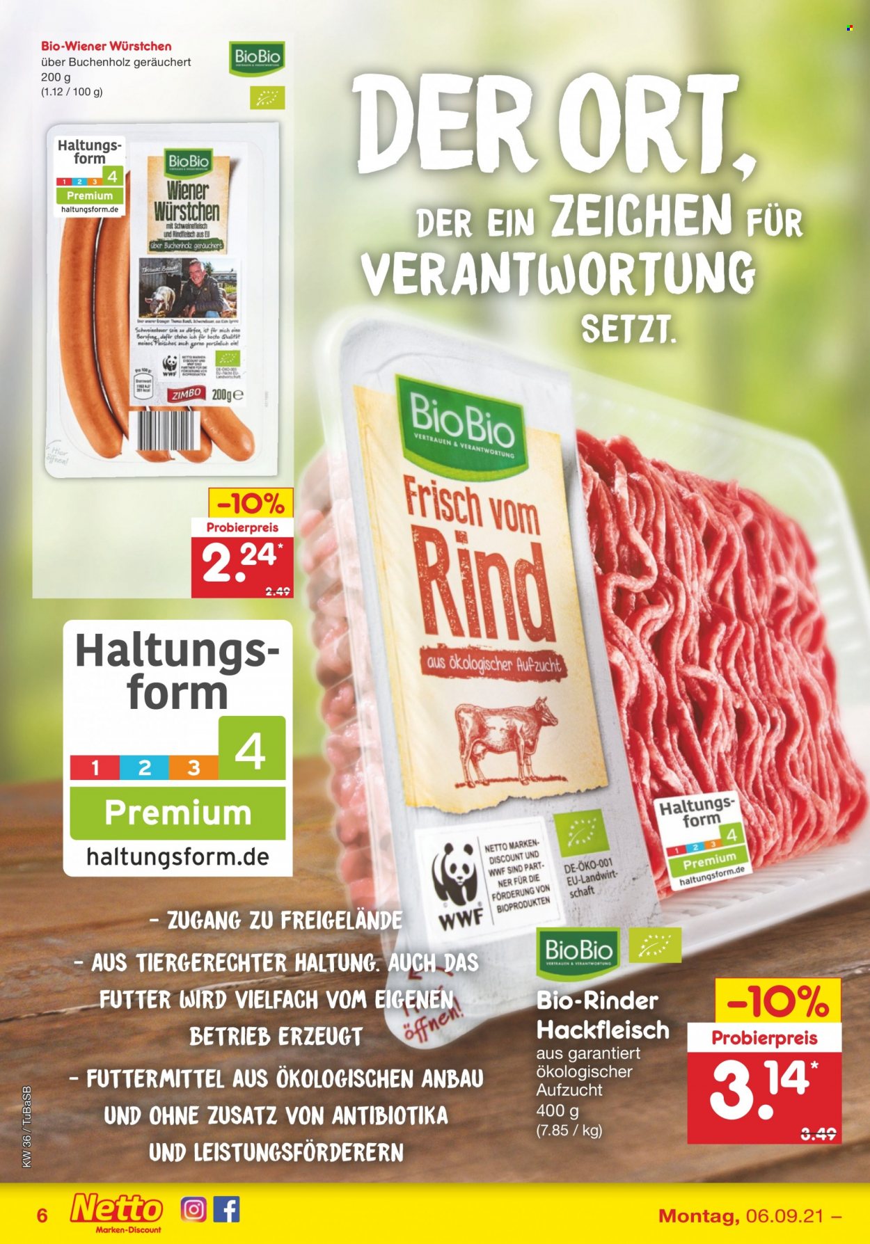 Netto Marken-Discount Prospekte  - 6.09.2021 - 11.09.2021. Seite 6