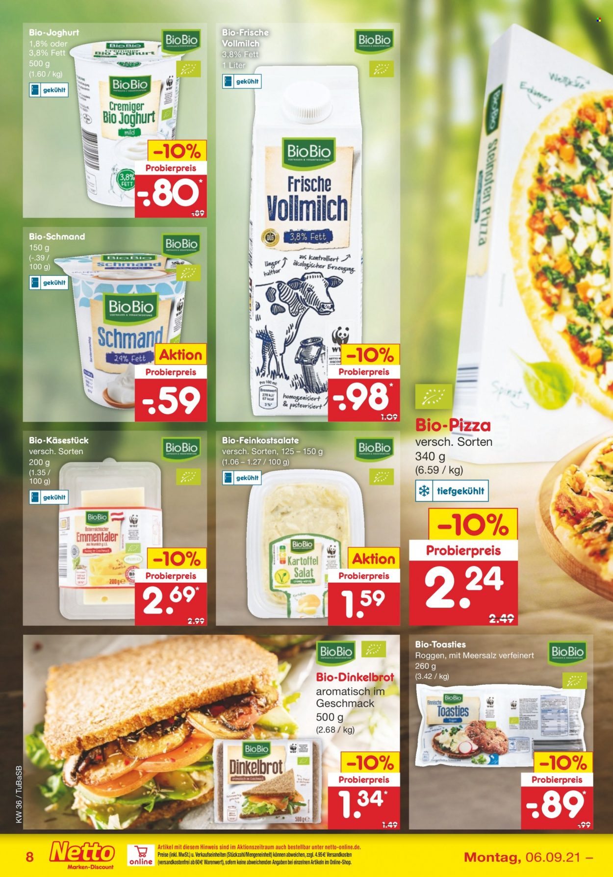 Netto Marken-Discount Prospekte  - 6.09.2021 - 11.09.2021. Seite 8