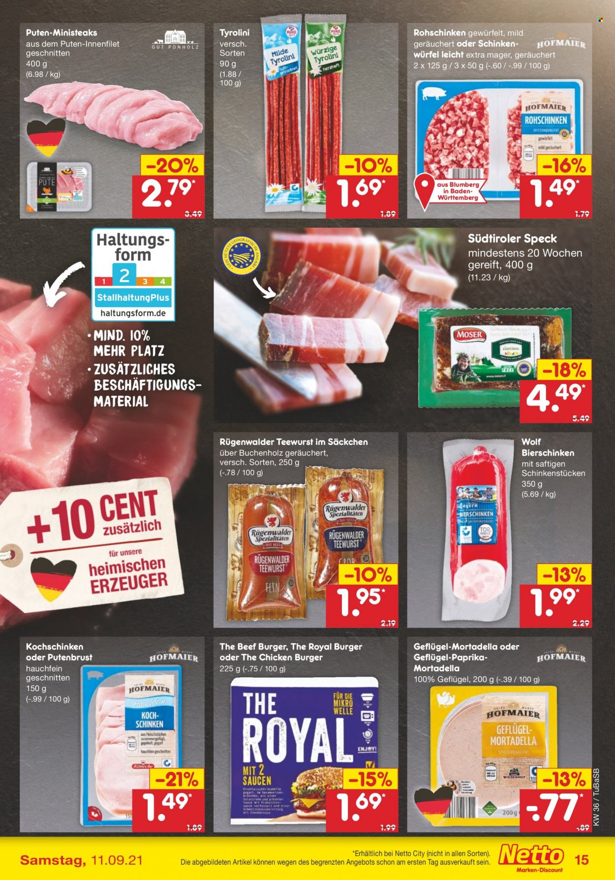 Netto Marken-Discount Prospekte  - 6.09.2021 - 11.09.2021. Seite 15