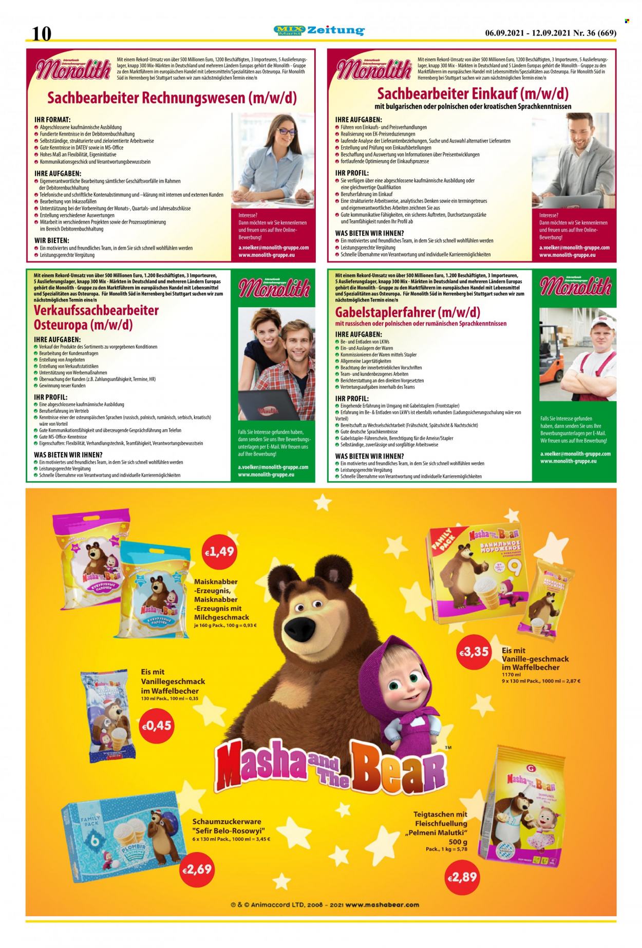 Mix Markt Prospekte  - 6.09.2021 - 12.09.2021. Seite 3