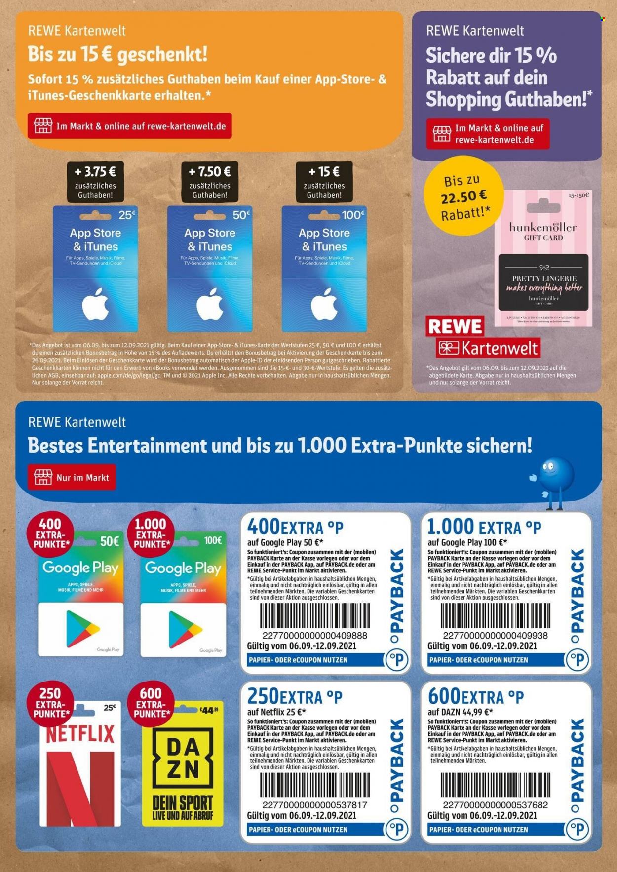 REWE Prospekte  - 6.09.2021 - 11.09.2021. Seite 19