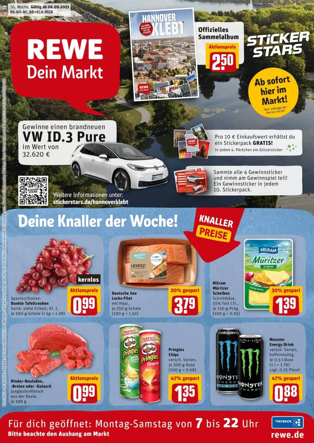 REWE Prospekte  - 6.09.2021 - 11.09.2021. Seite 1