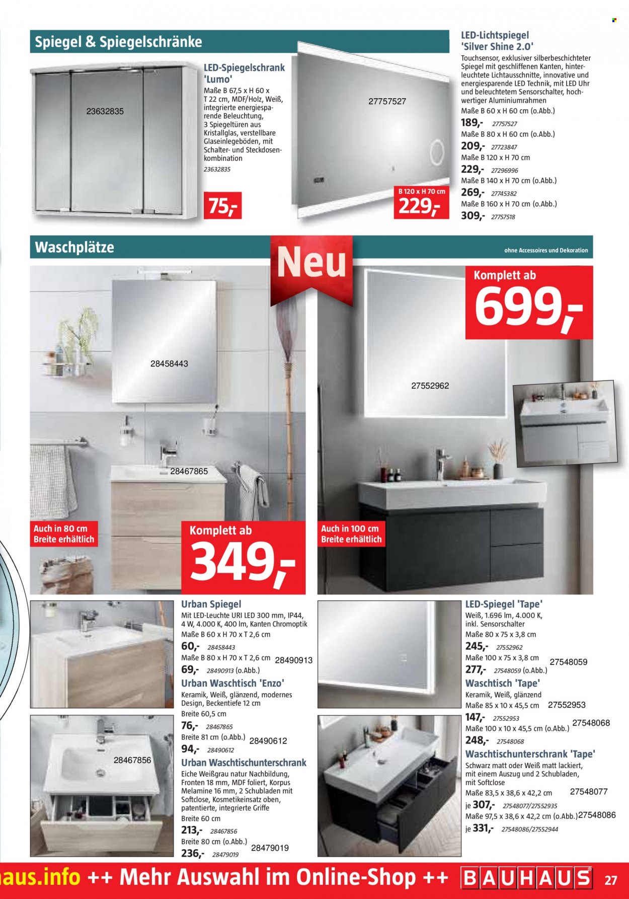 Bauhaus Prospekte  - 4.09.2021 - 2.10.2021. Seite 27