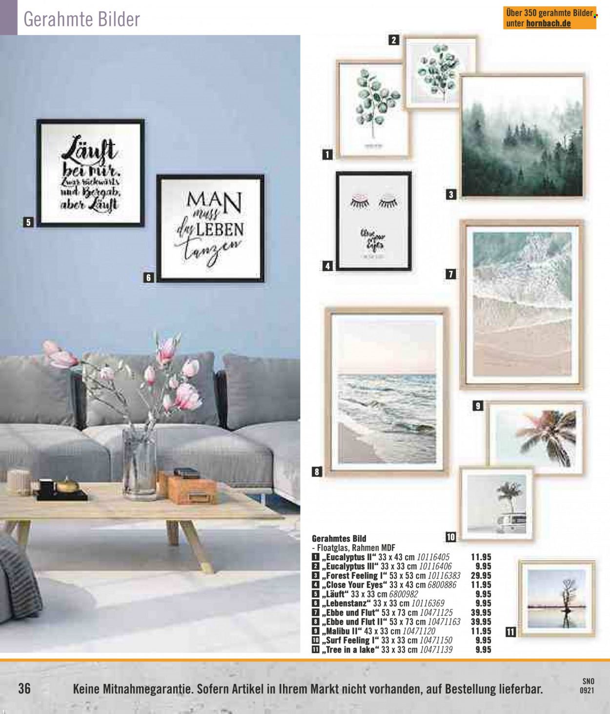 Hornbach Prospekte  - 7.09.2021 - 6.10.2021. Seite 36