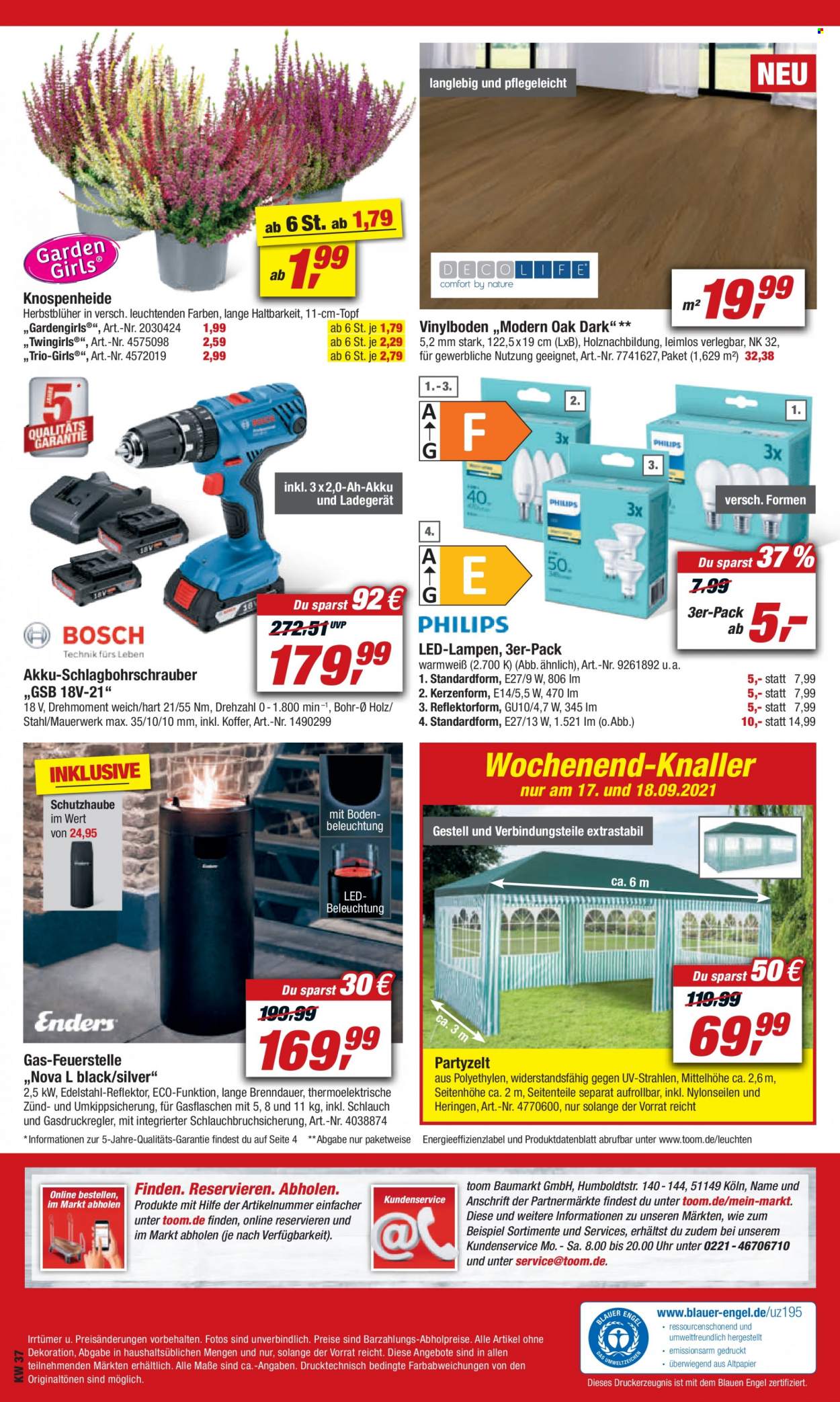 toom Baumarkt Prospekte  - 7.09.2021 - 11.09.2021. Seite 16