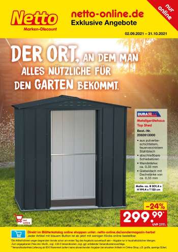 Prospekte Netto Marken-Discount - 2.9.2021 - 31.10.2021.