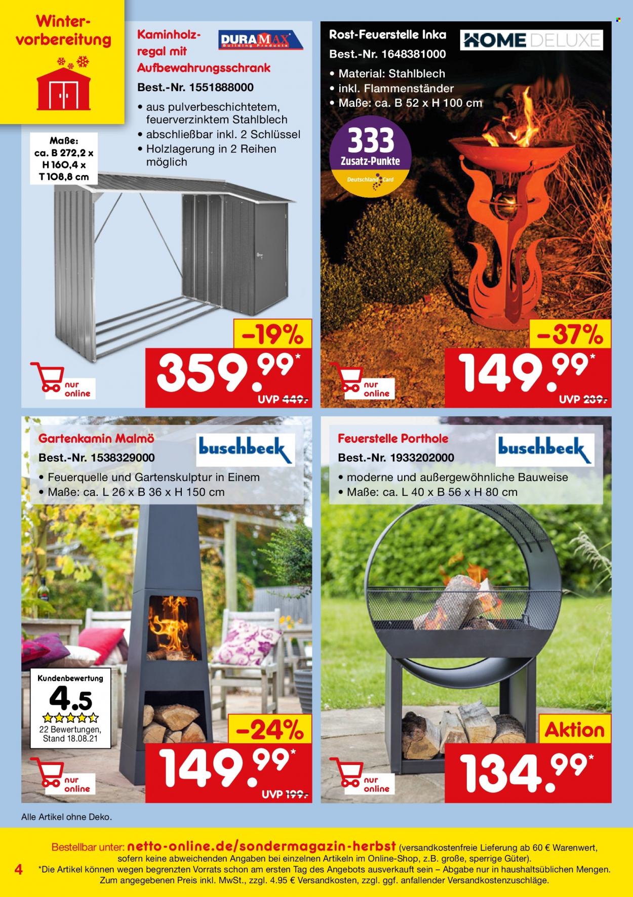 Netto Marken-Discount Prospekte  - 2.09.2021 - 31.10.2021. Seite 4