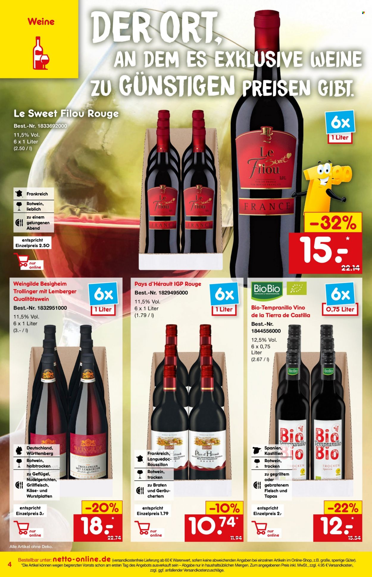 Netto Marken-Discount Prospekte  - 26.08.2021 - 30.09.2021. Seite 4