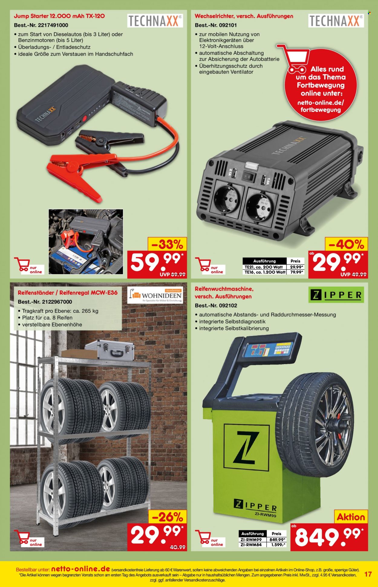 Netto Marken-Discount Prospekte  - 26.08.2021 - 30.09.2021. Seite 17