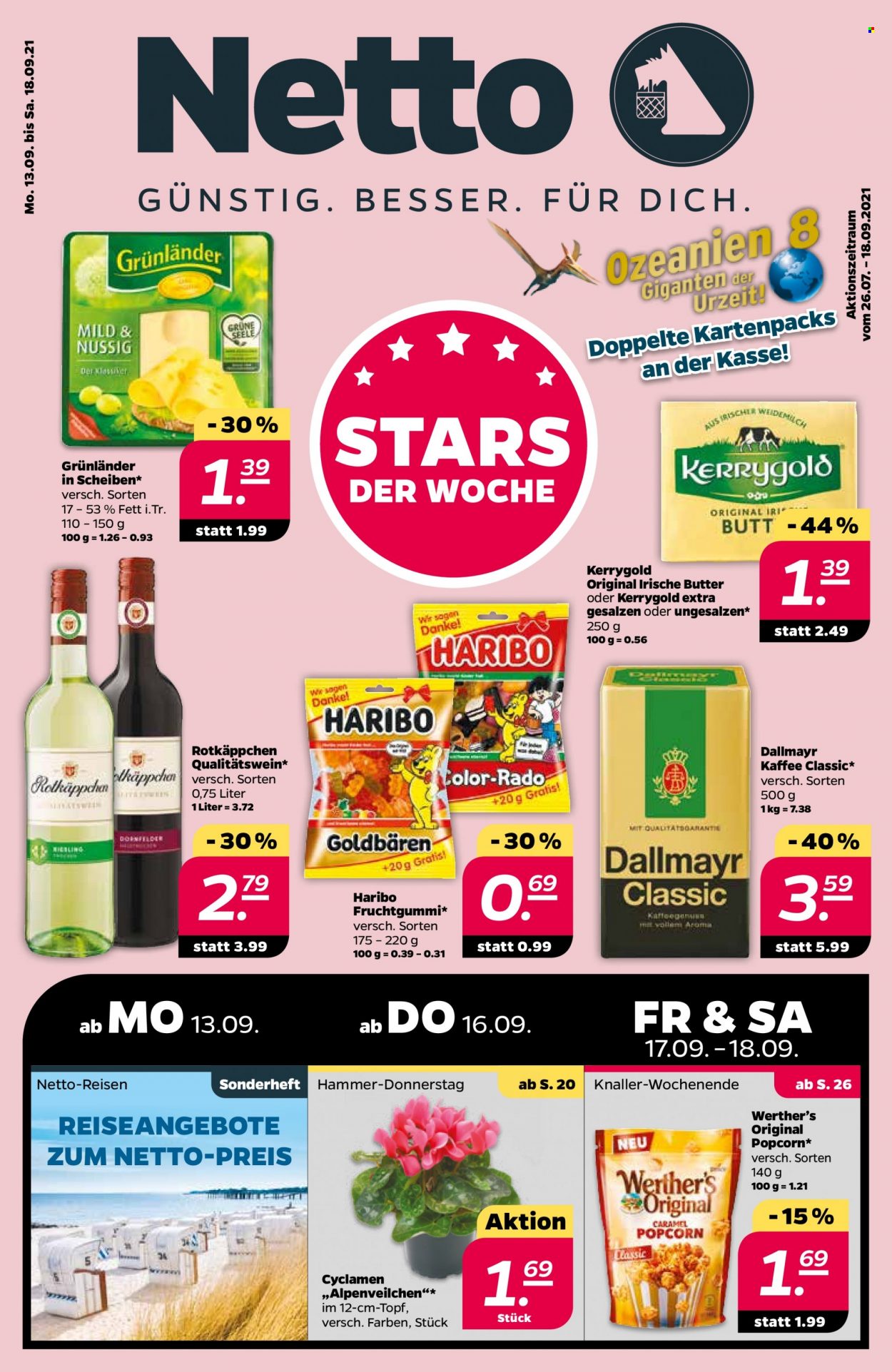 Netto Prospekte  - 13.09.2021 - 18.09.2021. Seite 1
