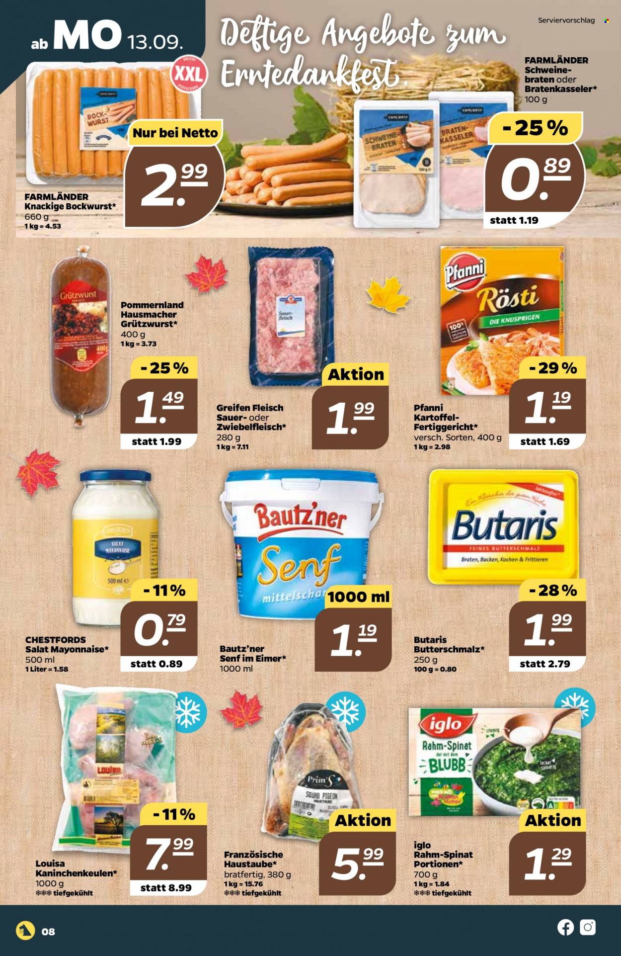Netto Prospekte  - 13.09.2021 - 18.09.2021. Seite 8