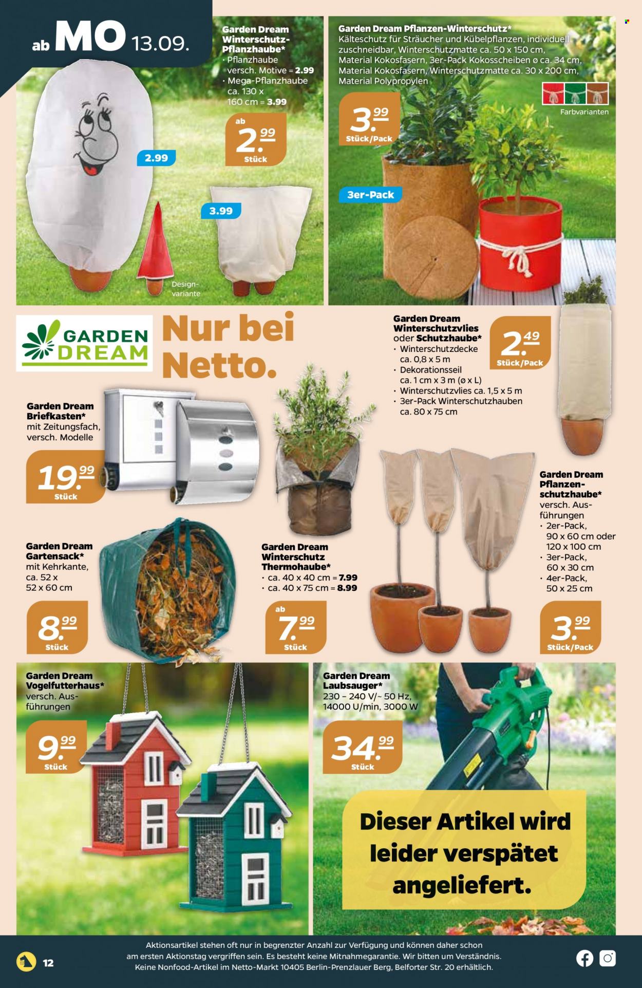 Netto Prospekte  - 13.09.2021 - 18.09.2021. Seite 12