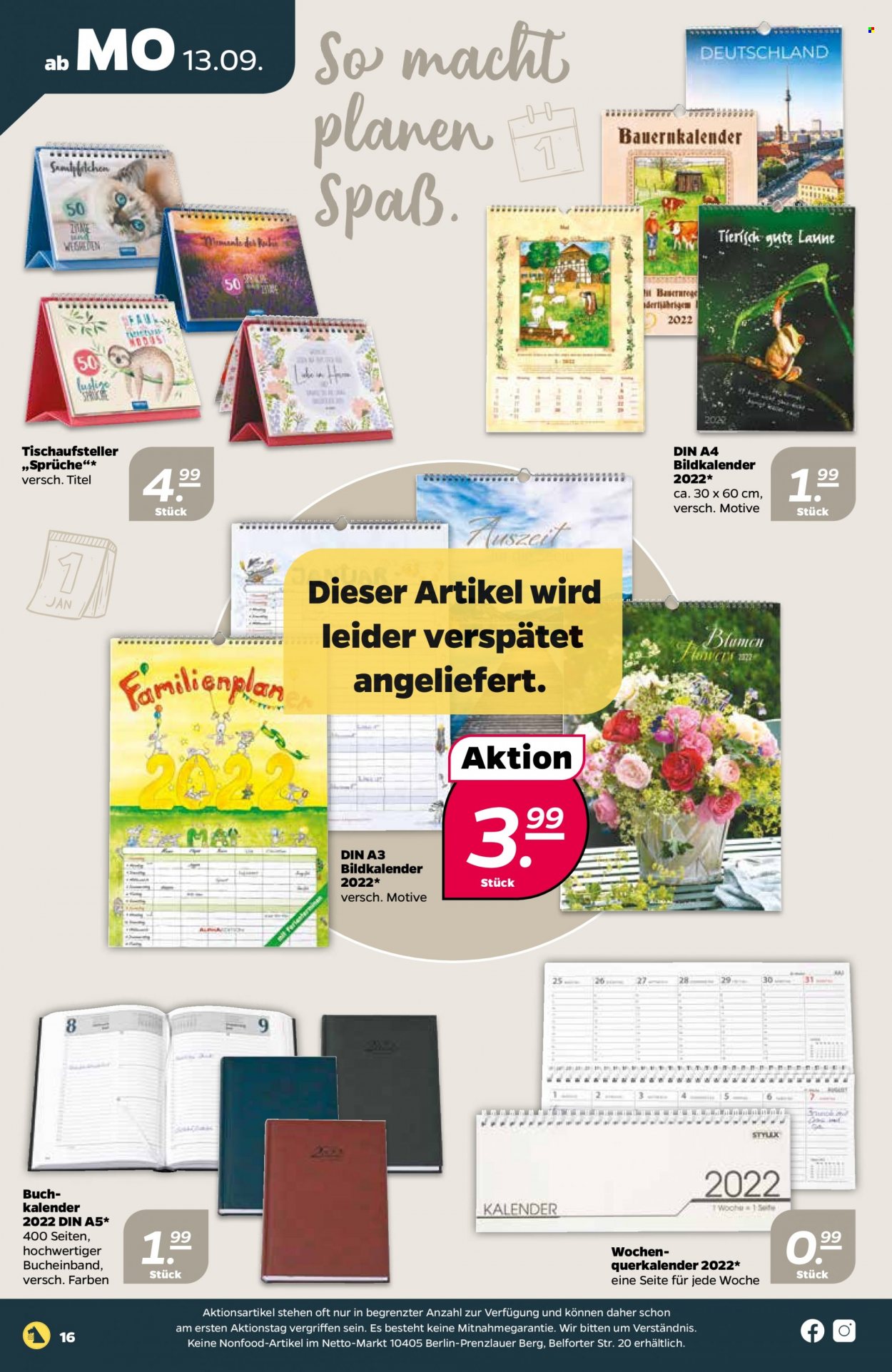 Netto Prospekte  - 13.09.2021 - 18.09.2021. Seite 16
