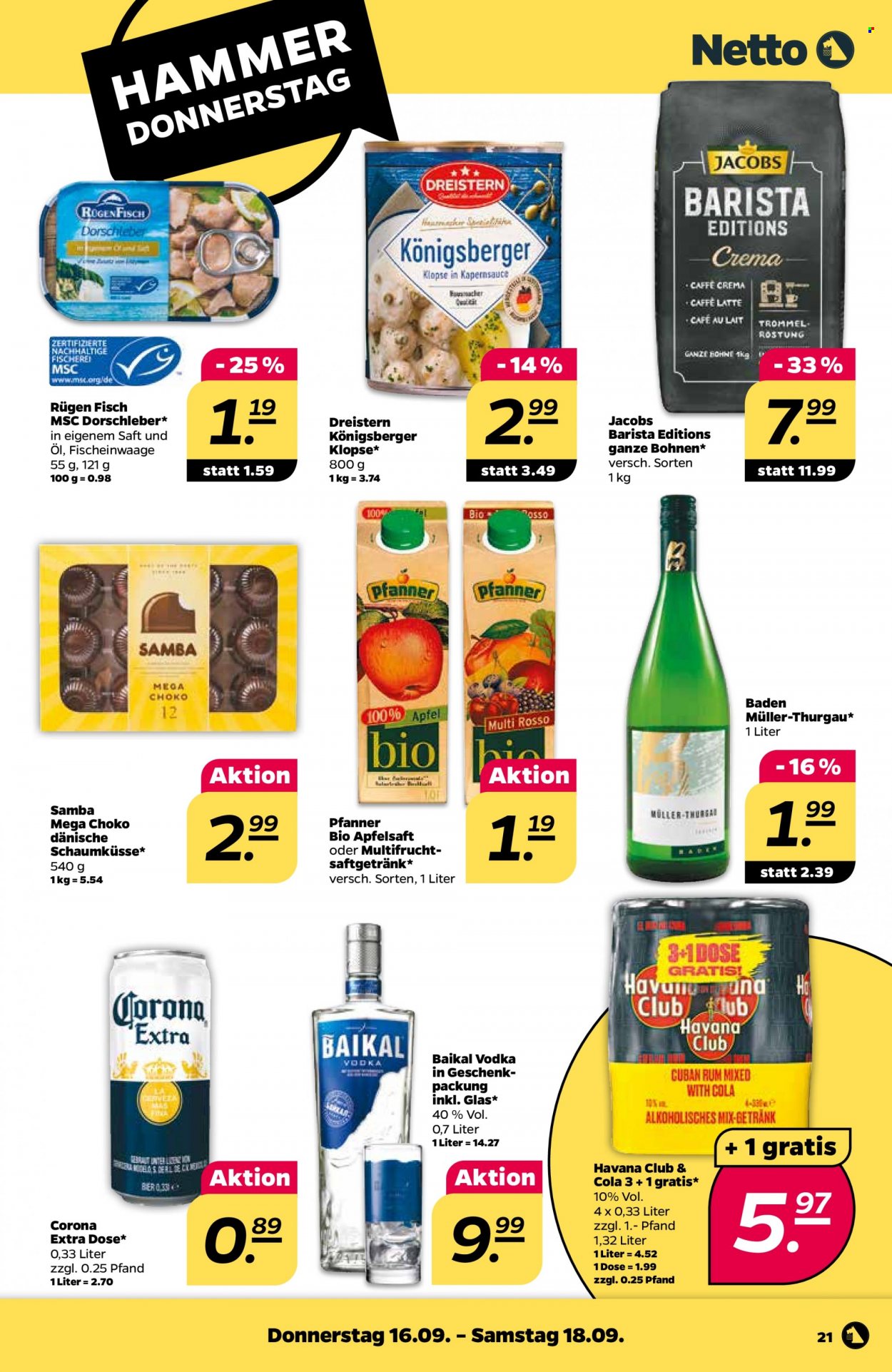 Netto Prospekte  - 13.09.2021 - 18.09.2021. Seite 21