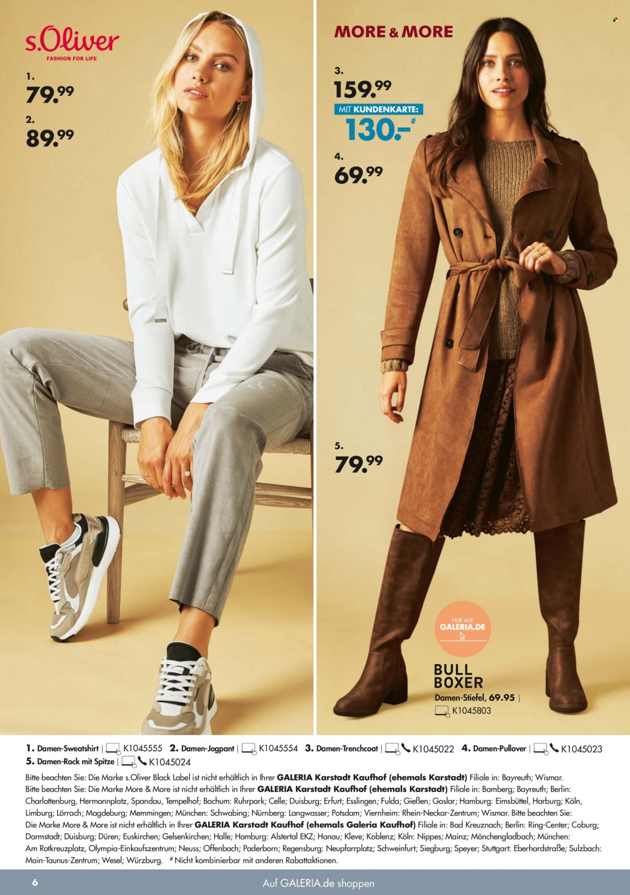 GALERIA Karstadt Kaufhof Prospekte  - 8.09.2021 - 14.09.2021. Seite 6
