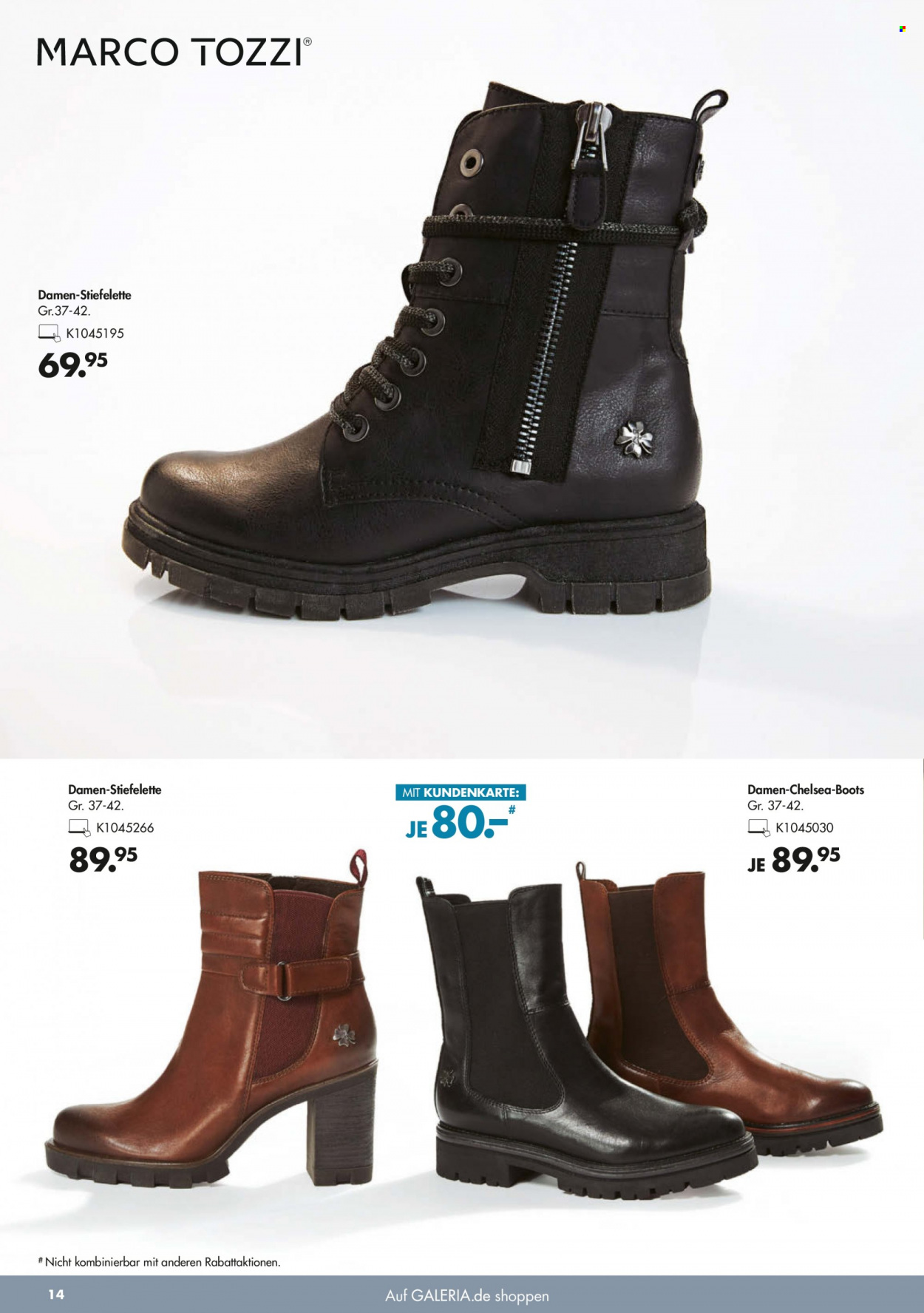 GALERIA Karstadt Kaufhof Prospekte  - 8.09.2021 - 14.09.2021. Seite 14