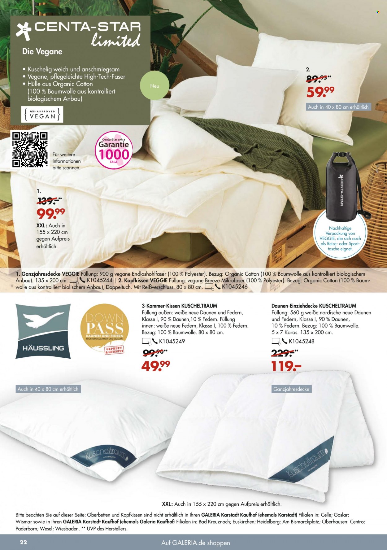 GALERIA Karstadt Kaufhof Prospekte  - 8.09.2021 - 14.09.2021. Seite 22