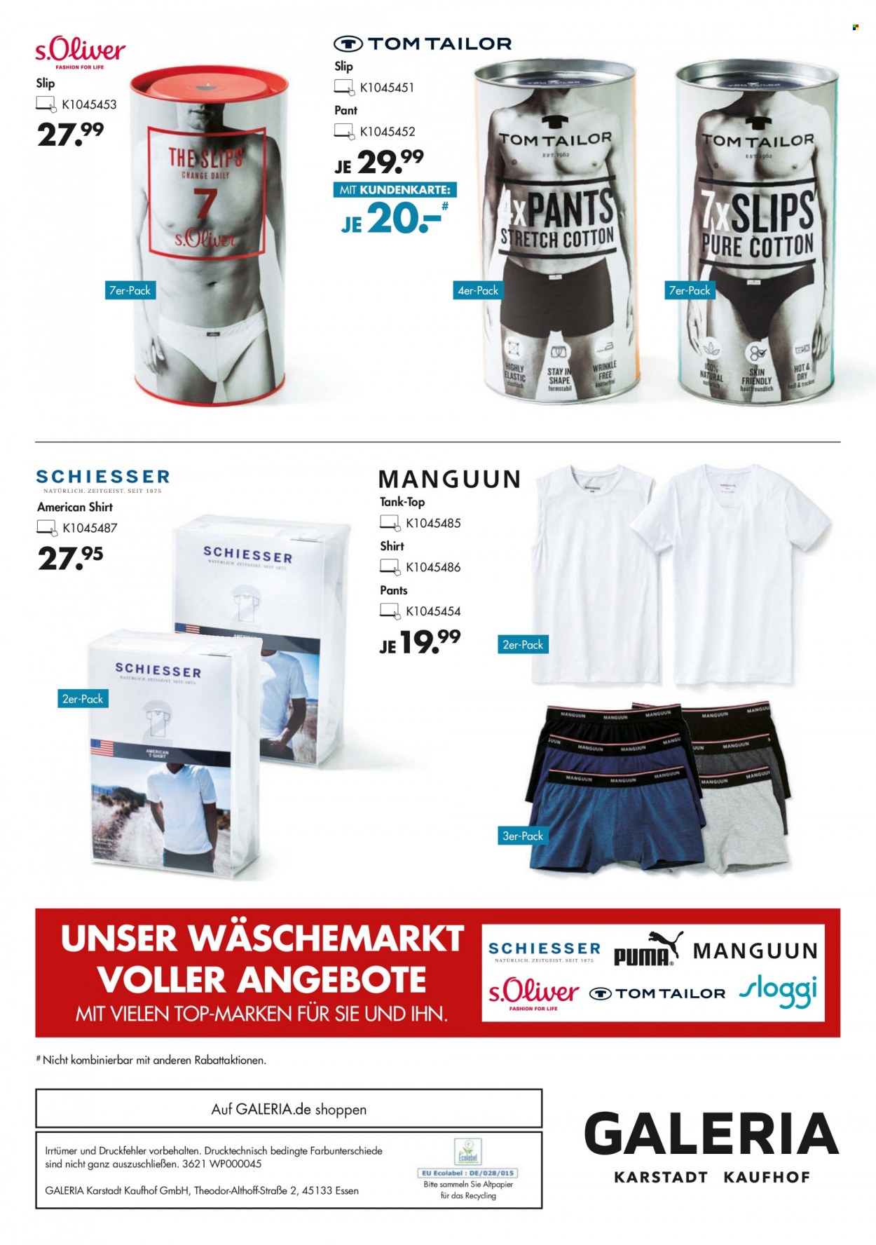 GALERIA Karstadt Kaufhof Prospekte  - 8.09.2021 - 14.09.2021. Seite 36