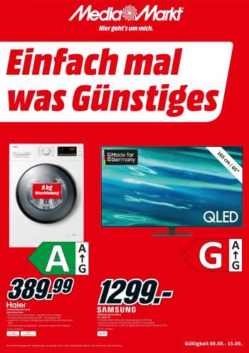 Prospekte MediaMarkt - 9.9.2021 - 15.9.2021.