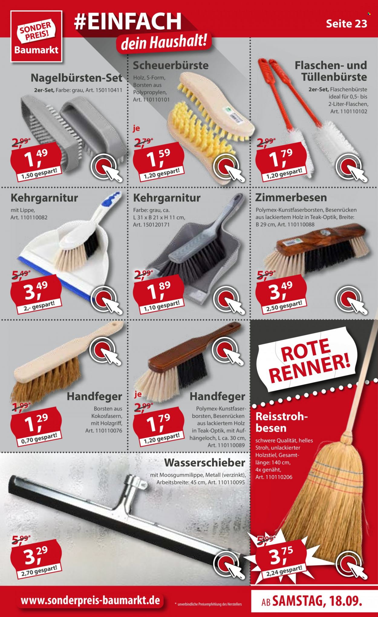 Sonderpreis-Baumarkt Prospekte  - 18.09.2021 - 24.09.2021. Seite 23