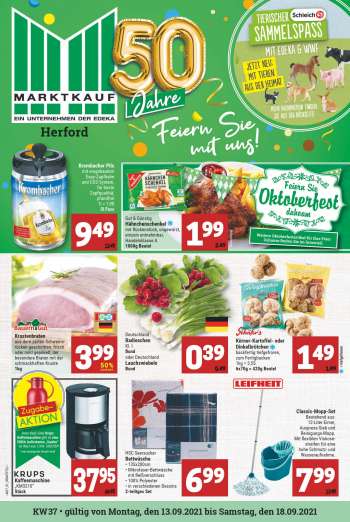 Prospekte Marktkauf - 13.9.2021 - 18.9.2021.