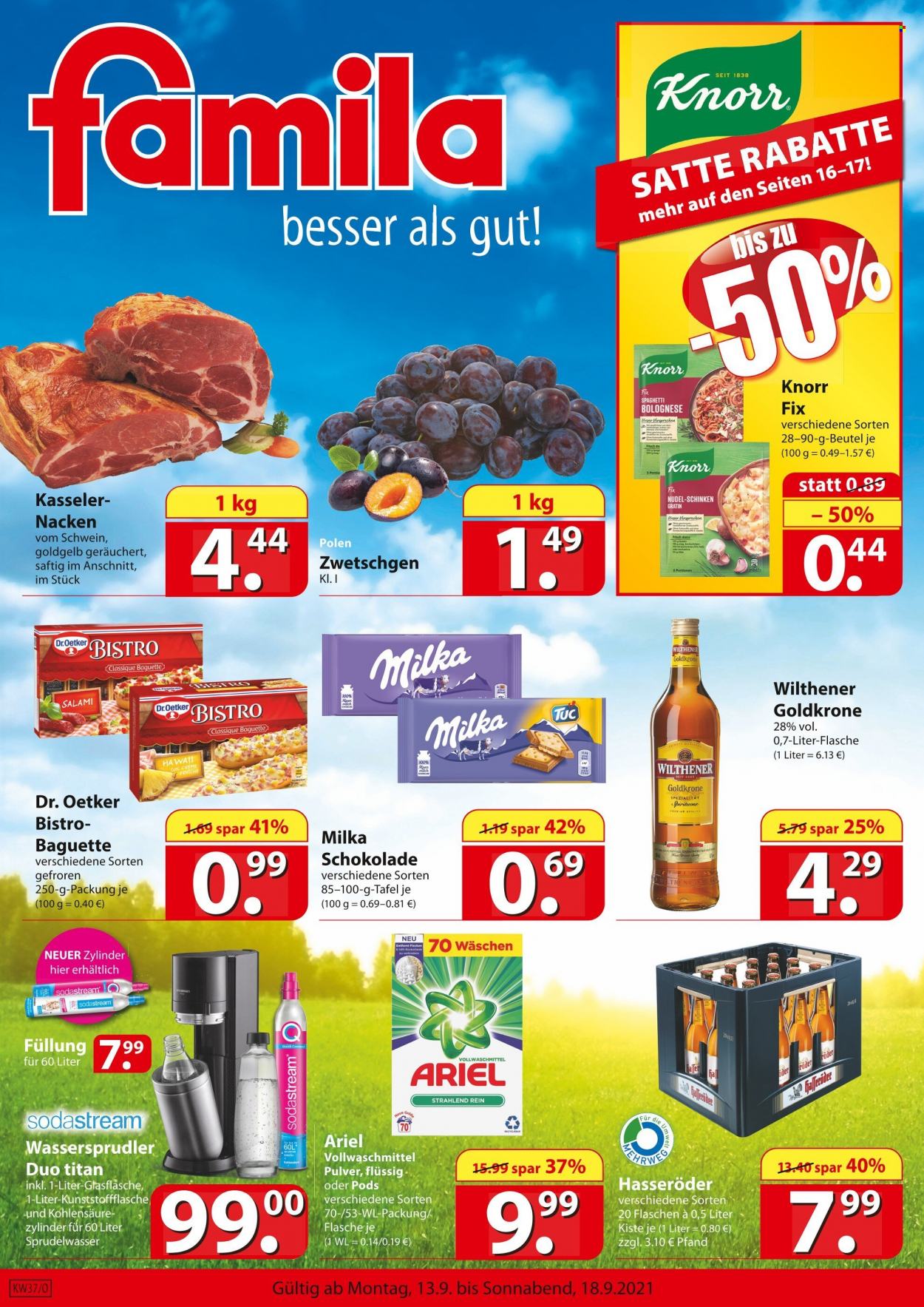 famila Prospekte  - 13.09.2021 - 18.09.2021. Seite 1