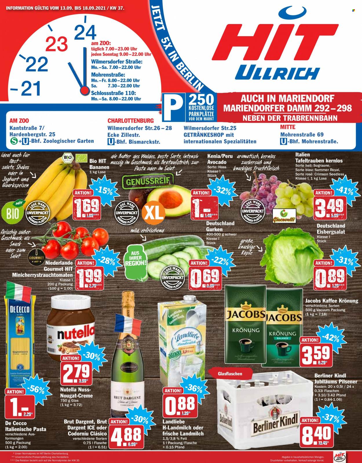 Hit Prospekte  - 13.09.2021 - 18.09.2021. Seite 1