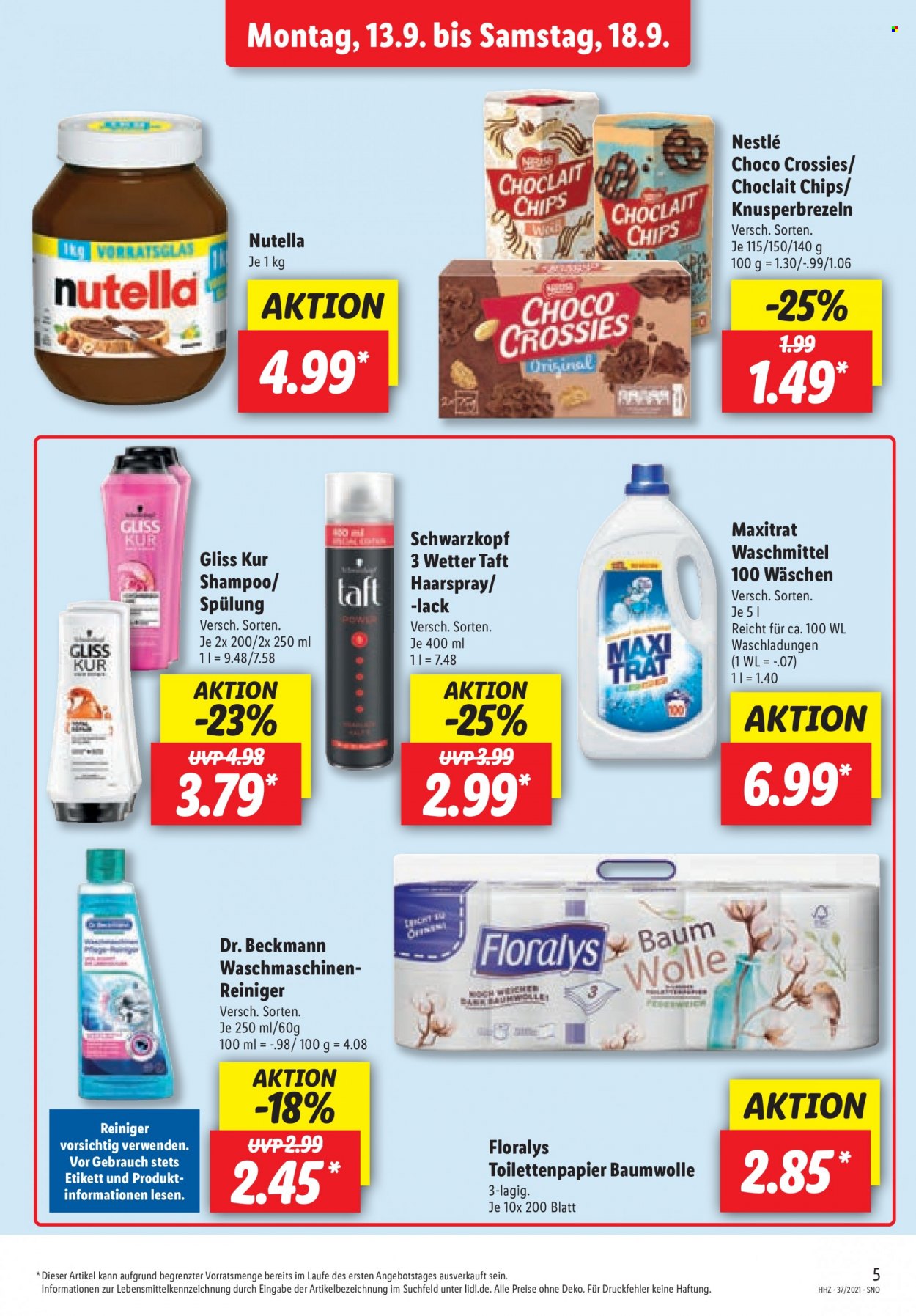 Lidl Prospekte  - 13.09.2021 - 18.09.2021. Seite 5