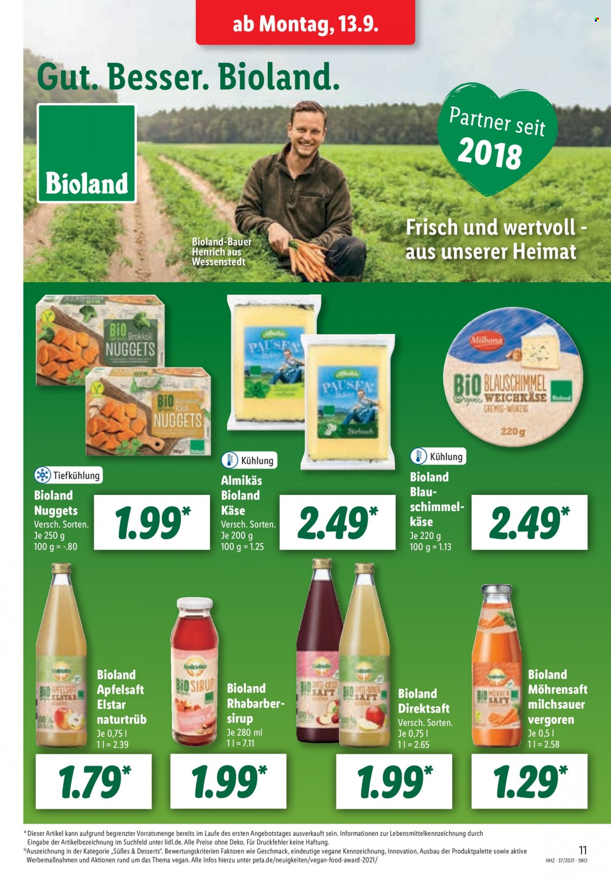 Lidl Prospekte  - 13.09.2021 - 18.09.2021. Seite 11