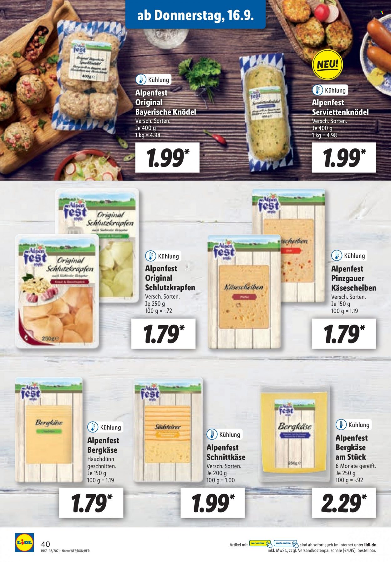 Lidl Prospekte  - 13.09.2021 - 18.09.2021. Seite 40