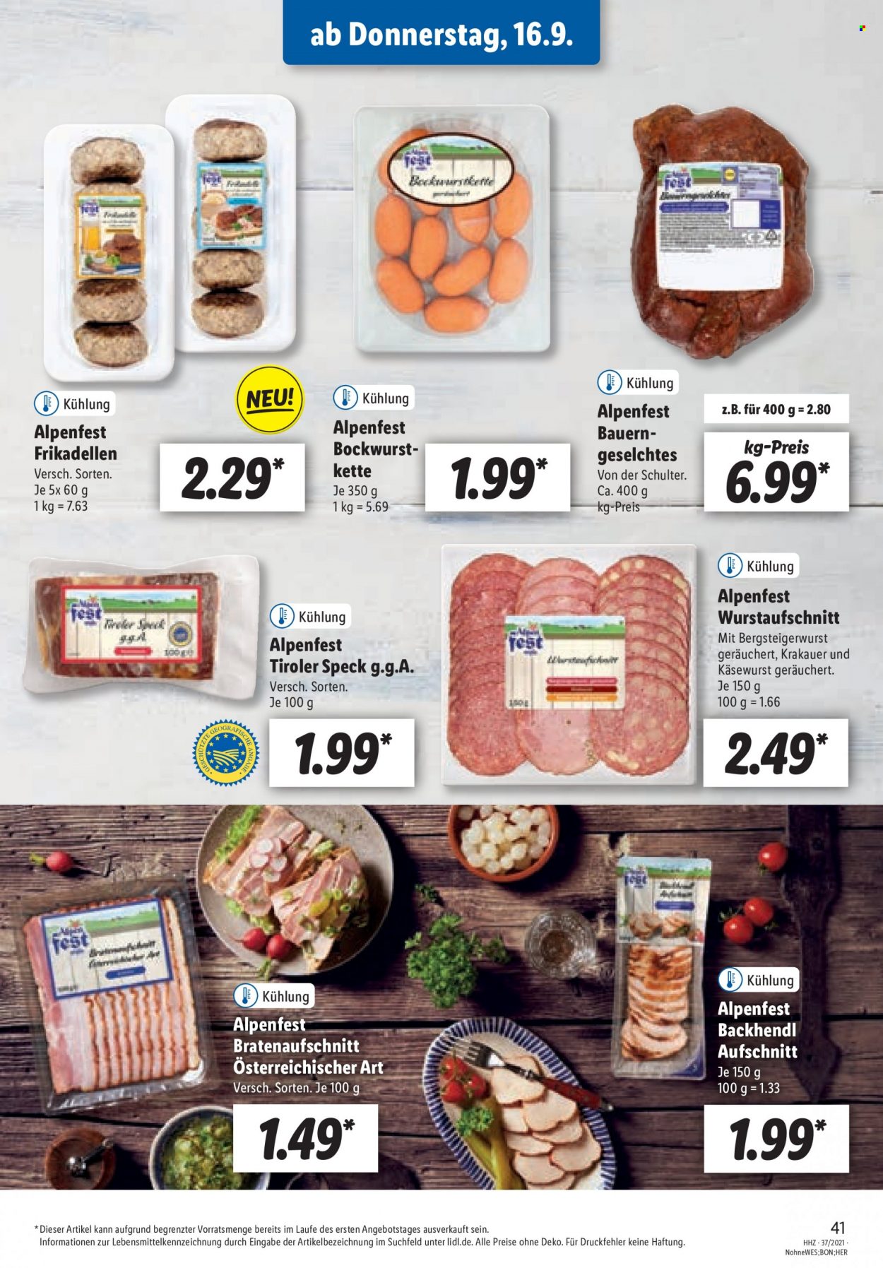 Lidl Prospekte  - 13.09.2021 - 18.09.2021. Seite 41