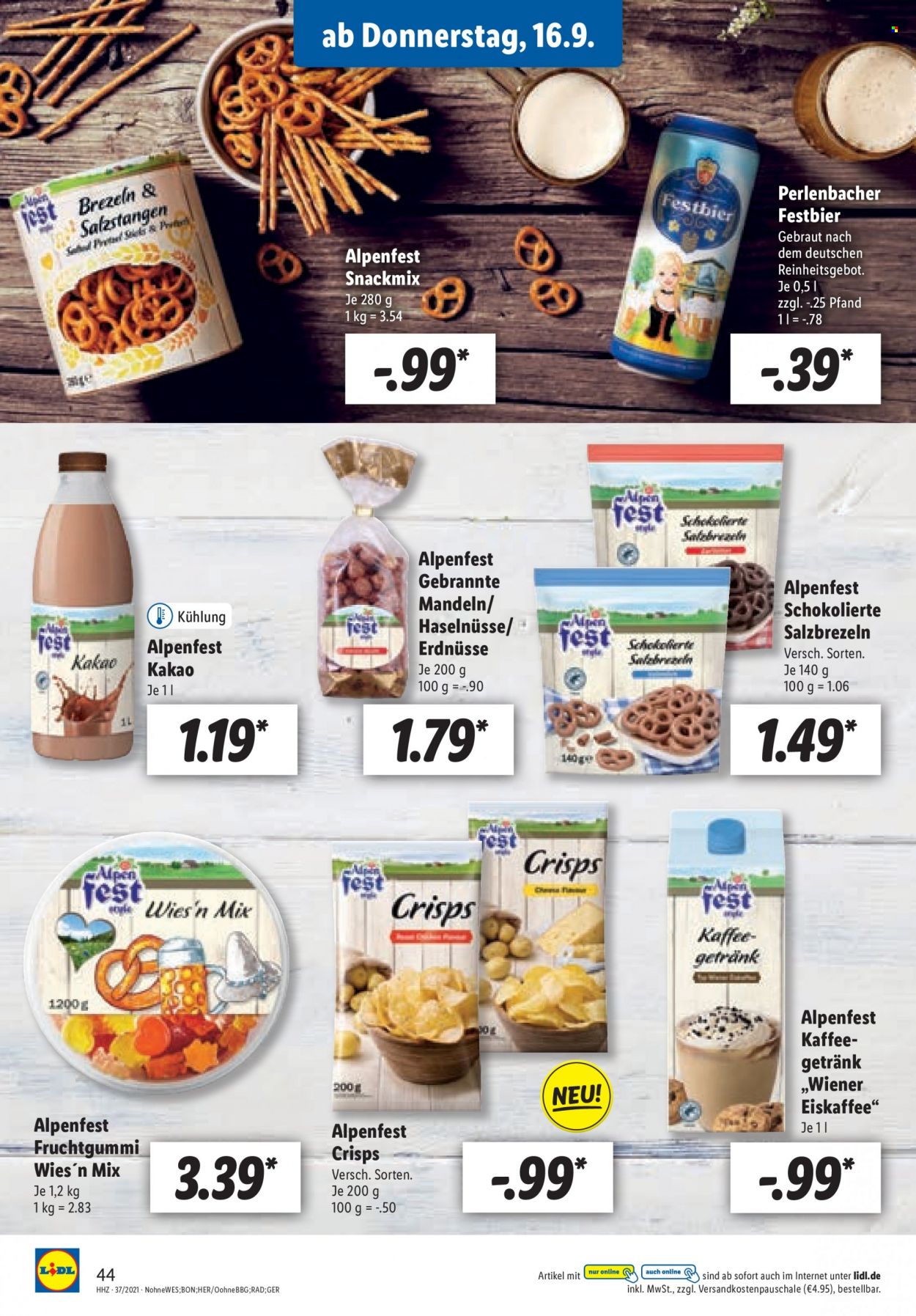 Lidl Prospekte  - 13.09.2021 - 18.09.2021. Seite 44