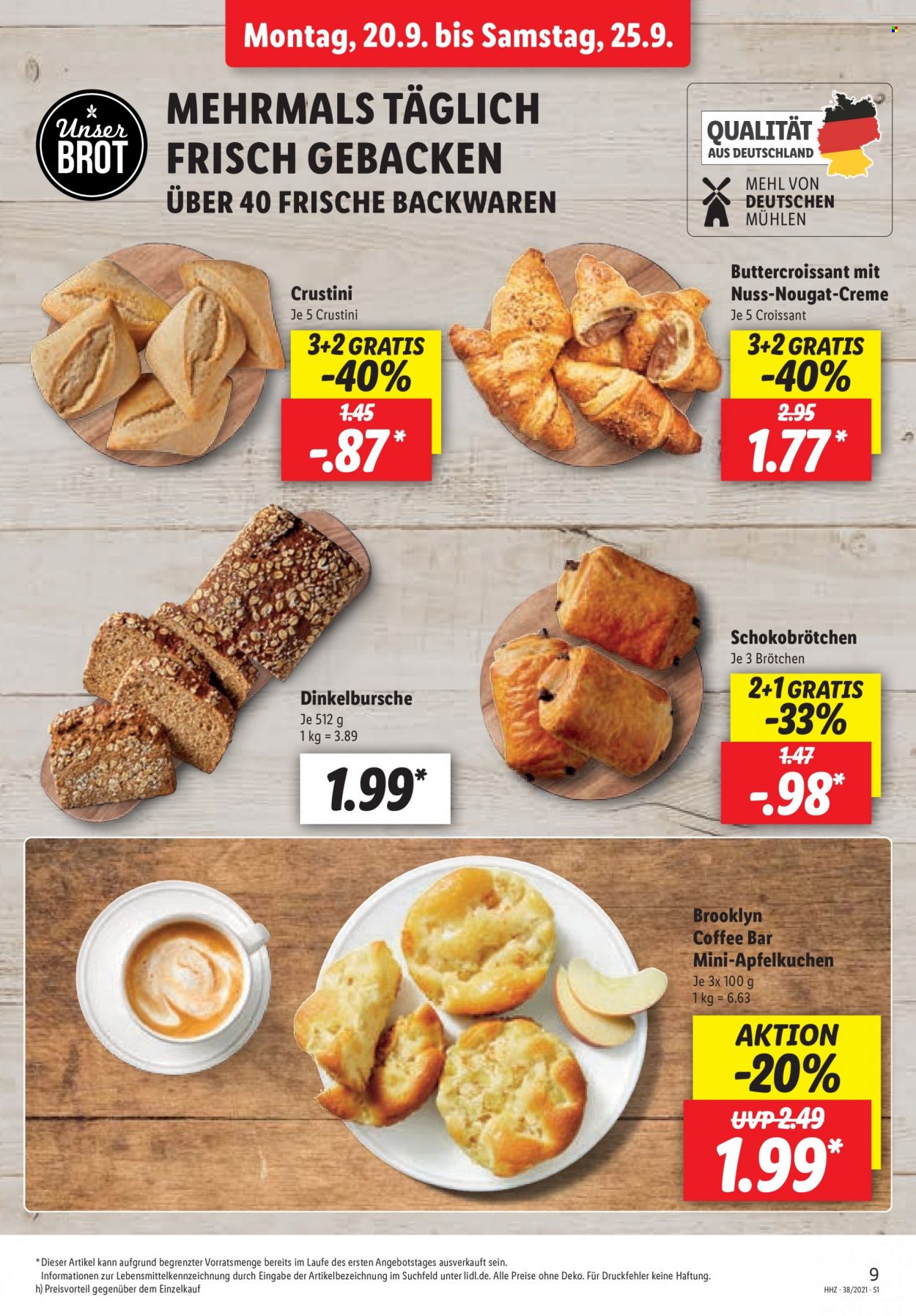 Lidl Prospekte  - 20.09.2021 - 25.09.2021. Seite 9