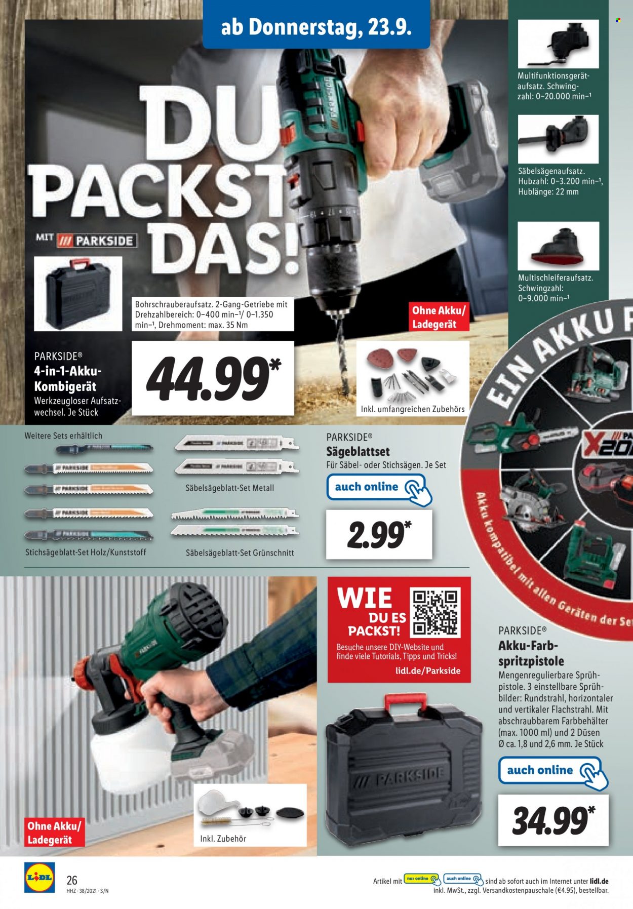 Lidl Prospekte  - 20.09.2021 - 25.09.2021. Seite 26
