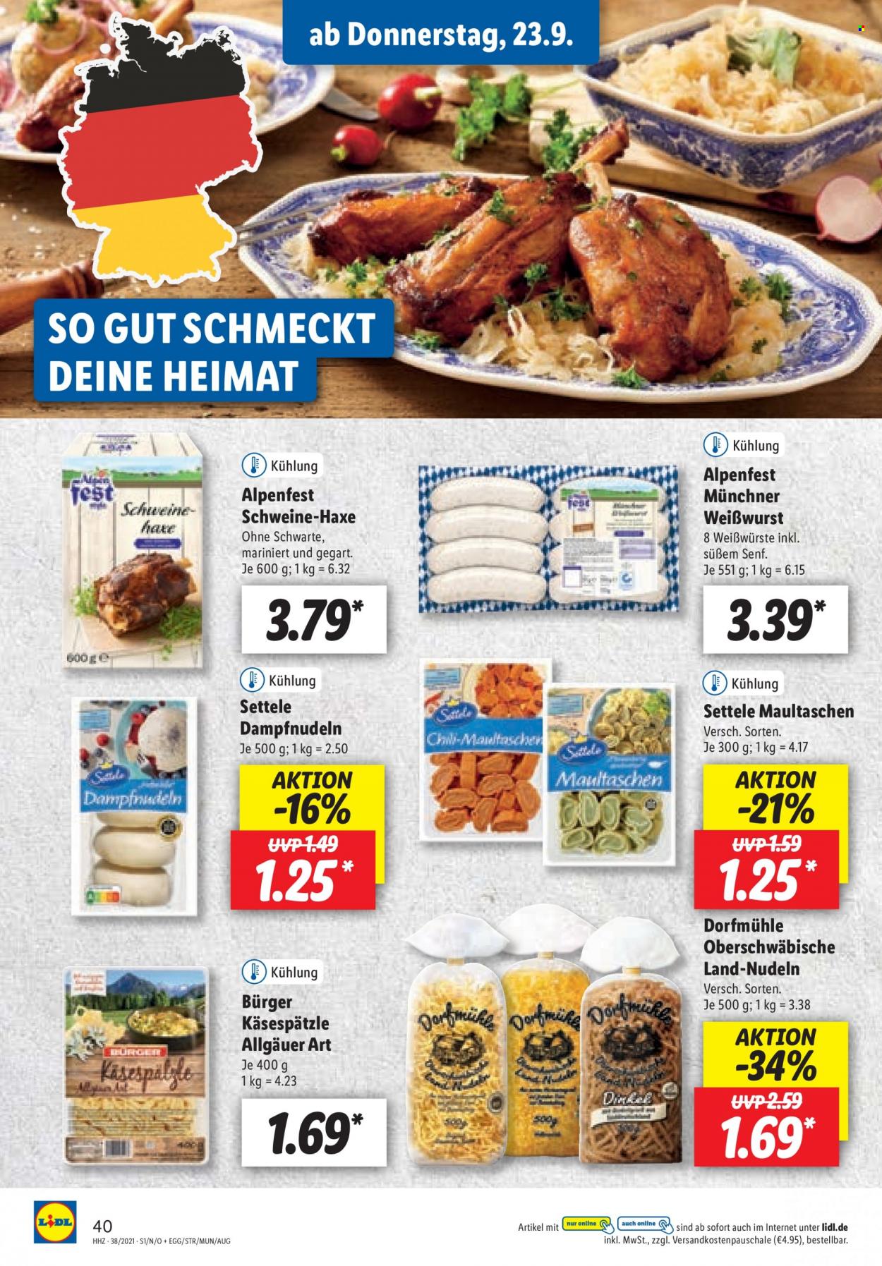 Lidl Prospekte  - 20.09.2021 - 25.09.2021. Seite 40