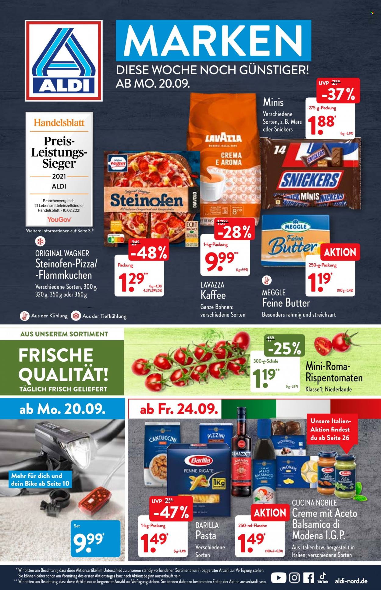 ALDI Nord Prospekte  - 20.09.2021 - 26.09.2021. Seite 1